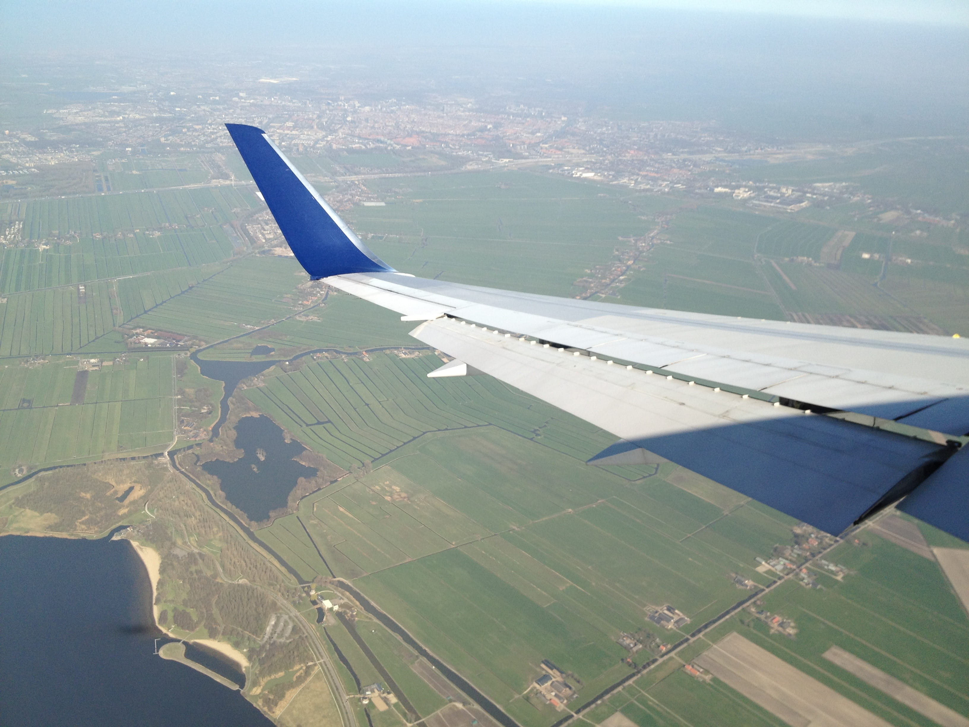 outdoors, Landing, Aircraft, travel, transportation, flying, plane, beauty in nature, no people, field, day, scenics - nature, 2K, mid-air, aerospace industry, HD Wallpaper