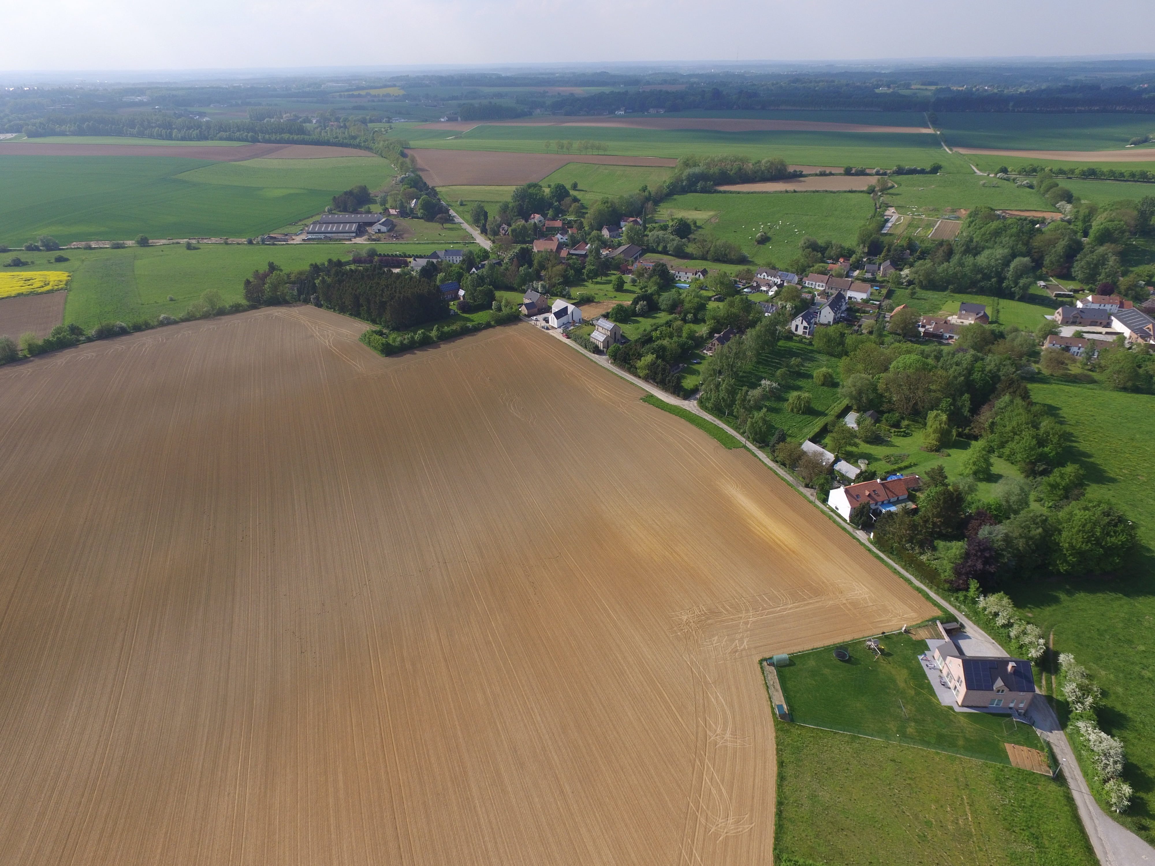 brown, environment, tree, no people, plane view, rural Scene, rolling landscape, agriculture, nature, clouds, 4K, land, architecture, tranquil scene, scenics - nature, HD Wallpaper
