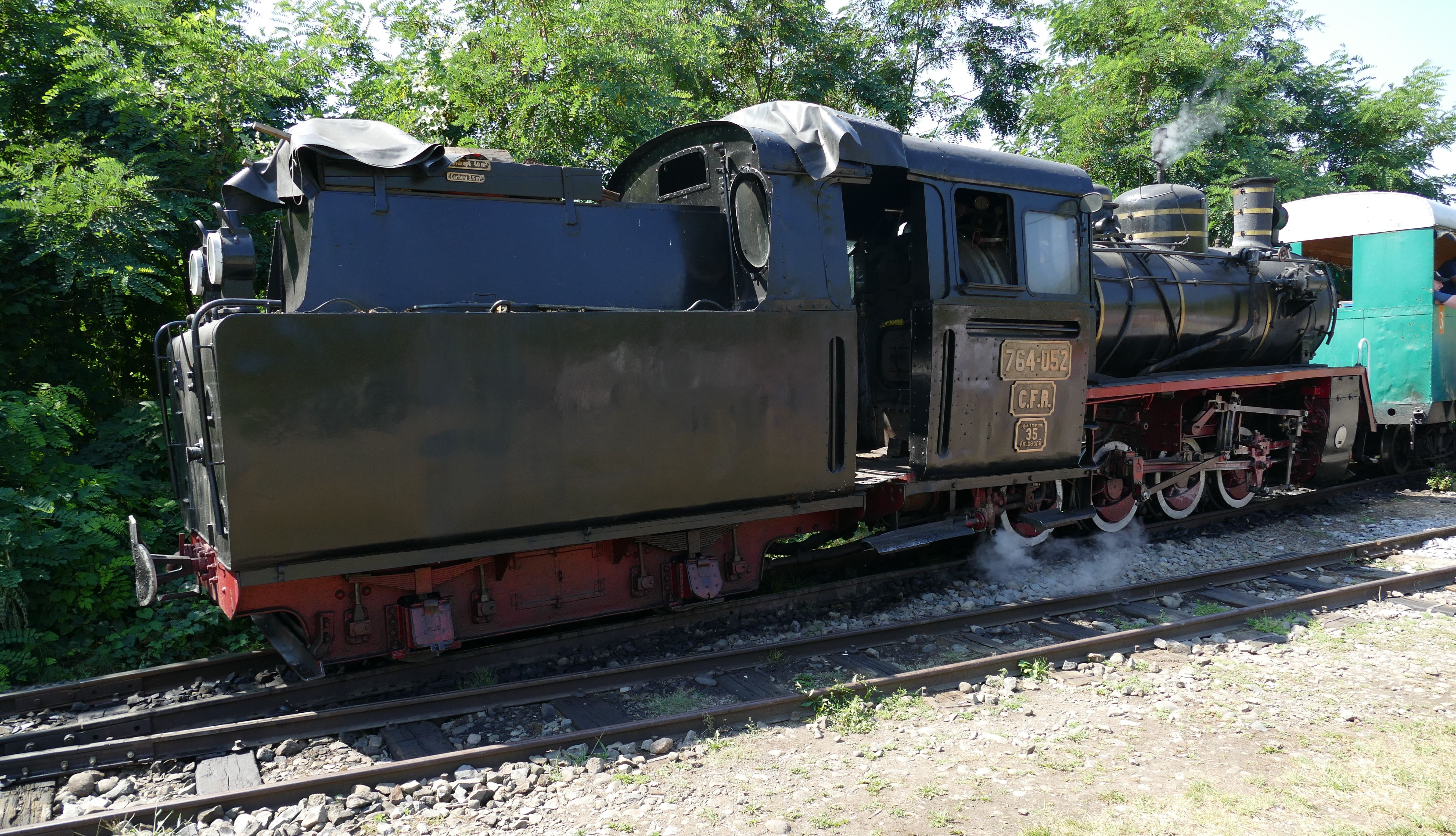 museum train, steam locomotive, transportation, 5K, tree, railroad car, plant, romania, steam train, metal, sovata, railway, smoke, transylvania, nostalgia, HD Wallpaper