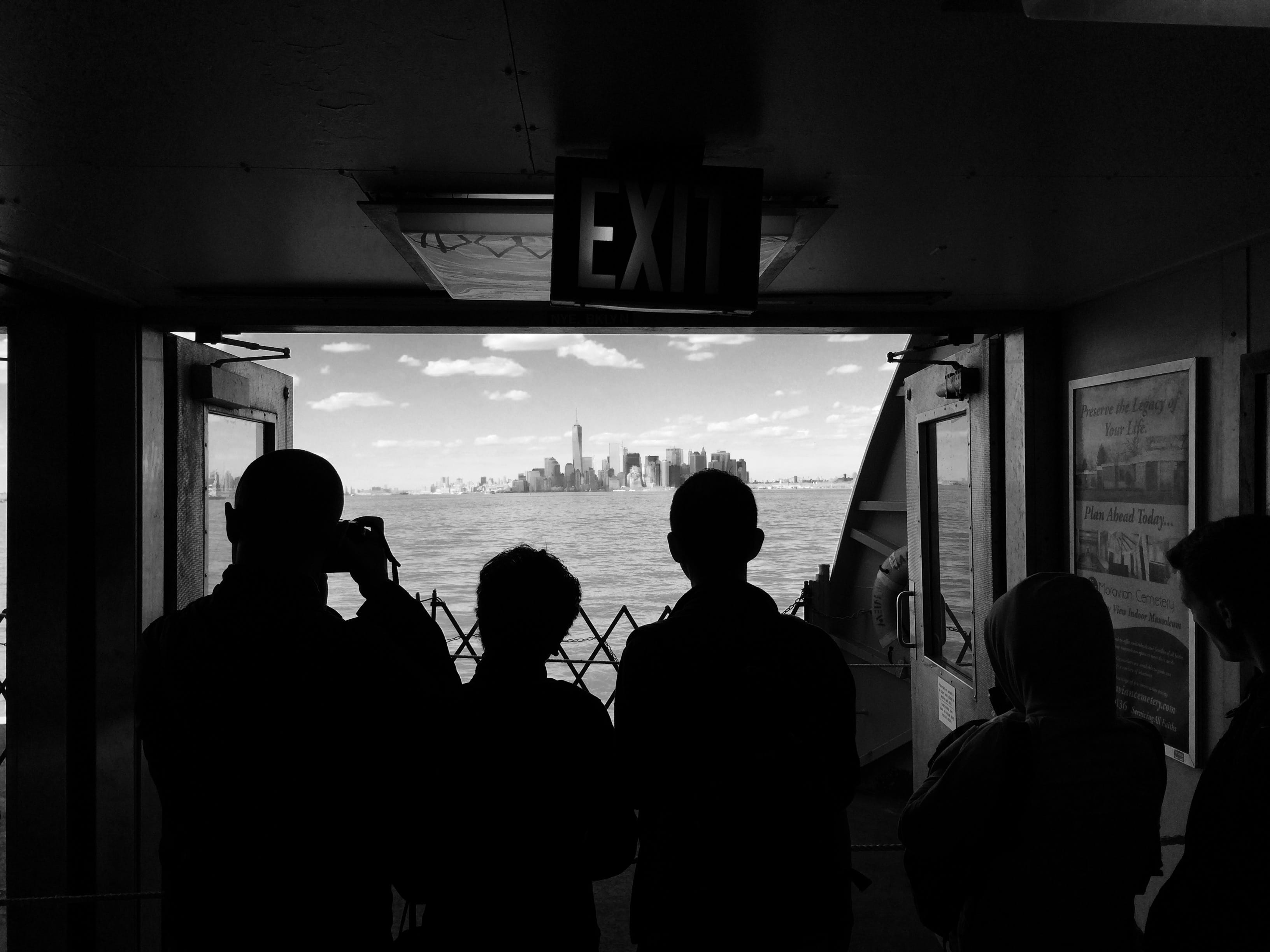 cloudy, window, group, lifestyles, metropolitan, women, staten island, adult, group of people, ferry, people, new york, glass - material, medium group of people, HD Wallpaper