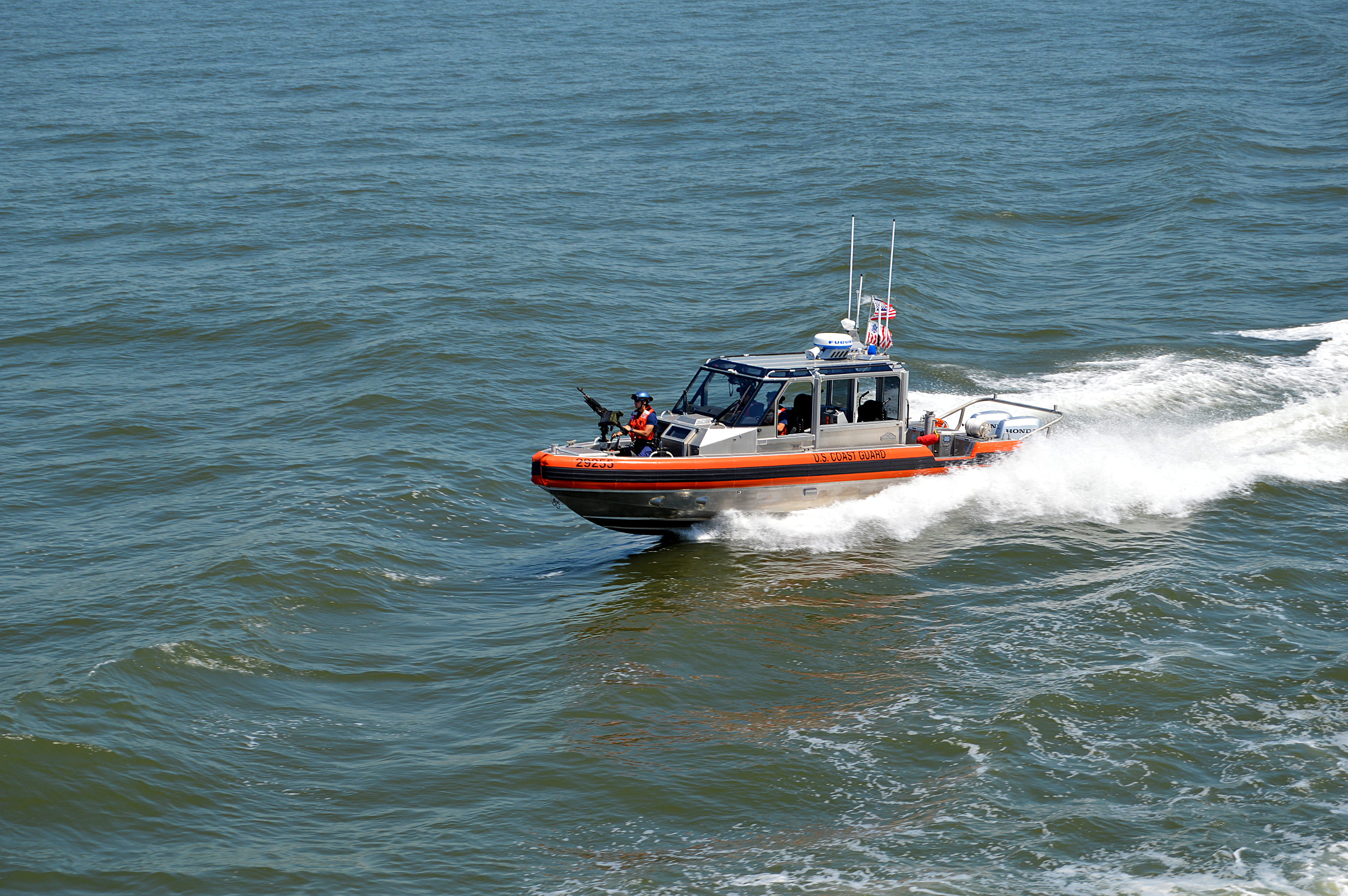 sea, on the move, transportation, coast guard, wake - water, 2K, ferry, nautical vessel, passenger craft, beauty in nature, travel, mode of transportation, HD Wallpaper