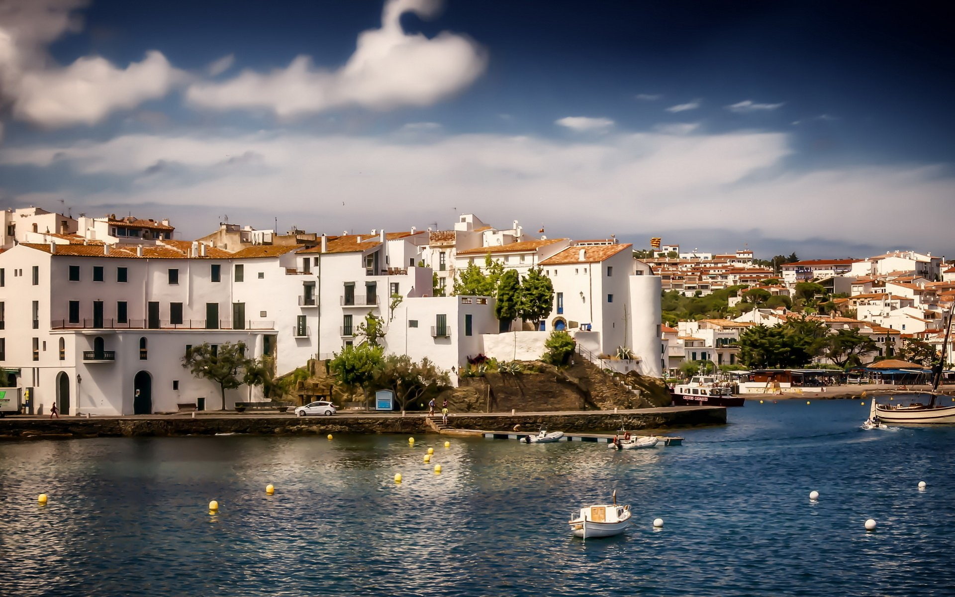 1080P, Cadaqués, Towns, HD Wallpaper