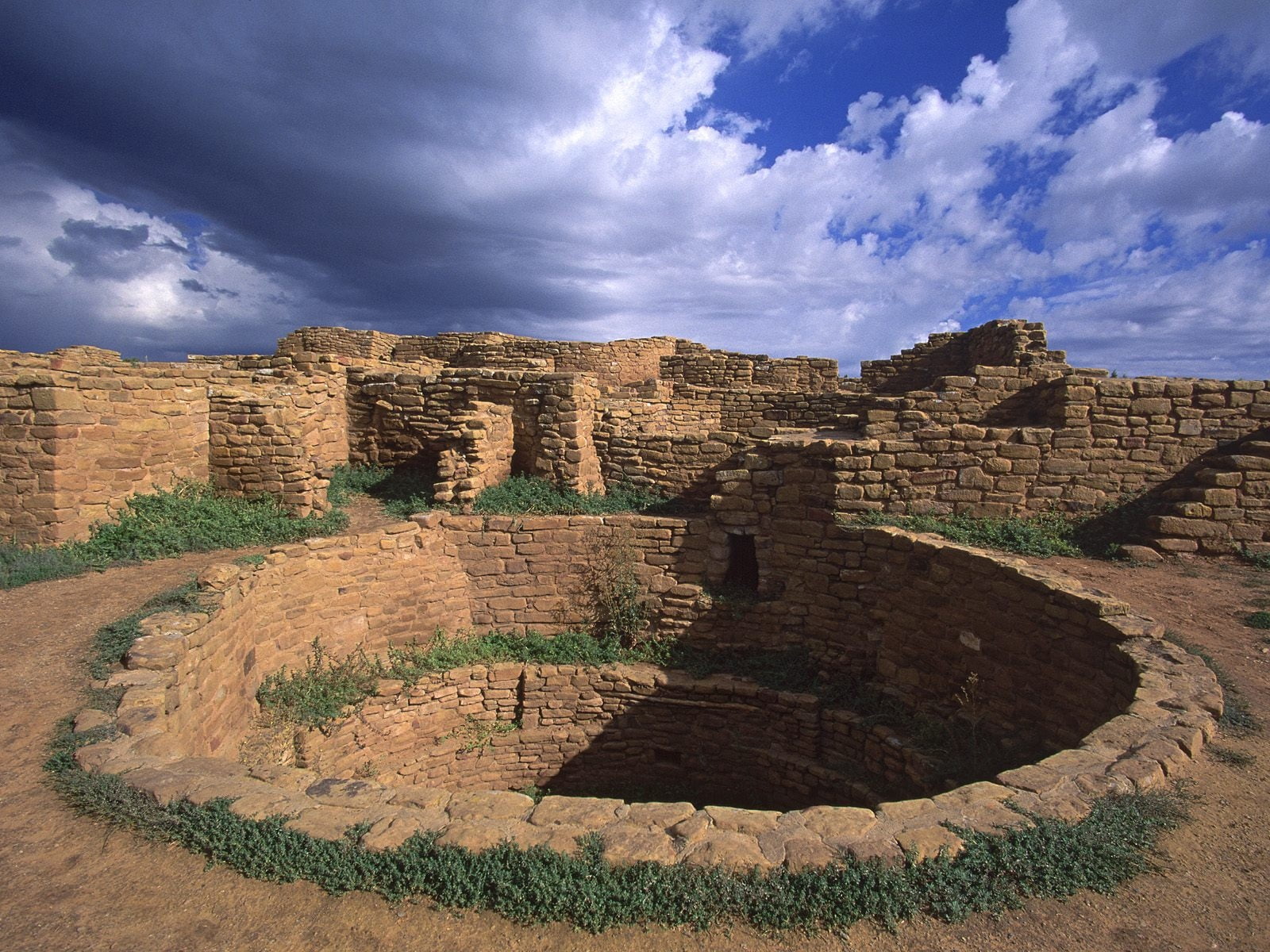 old Ruin, history, pueblo, brick, city, 720P, sky, stone Material, ruined, nature, old, tourism, travel Destinations, ruins, wall - Building Feature, built Structure, HD Wallpaper