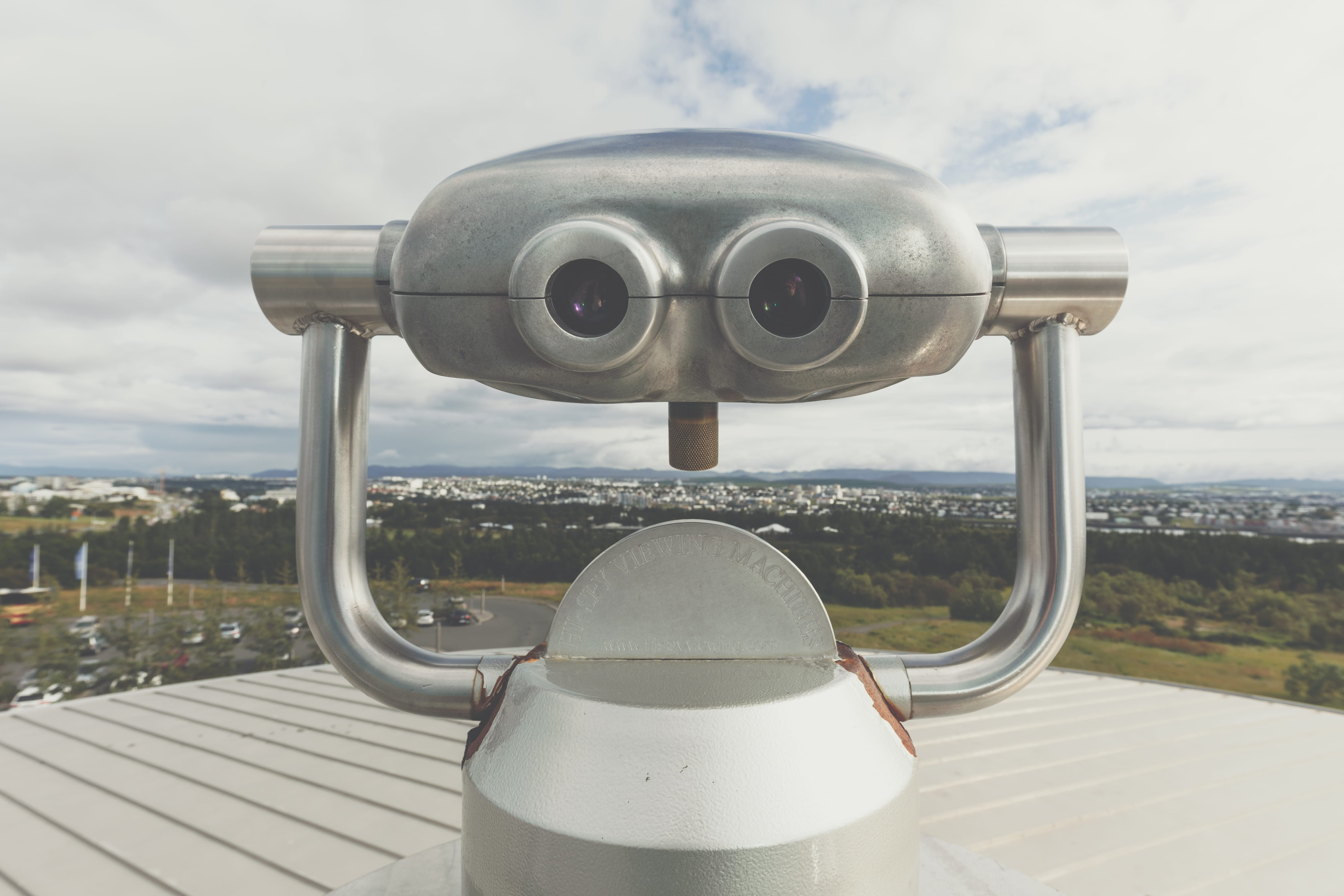reykjavík, iceland, discovery, coin operated, day, 4K, binoculars, observation point, astronomy, exploration, perlan, no people, telescope, travel destinations, HD Wallpaper