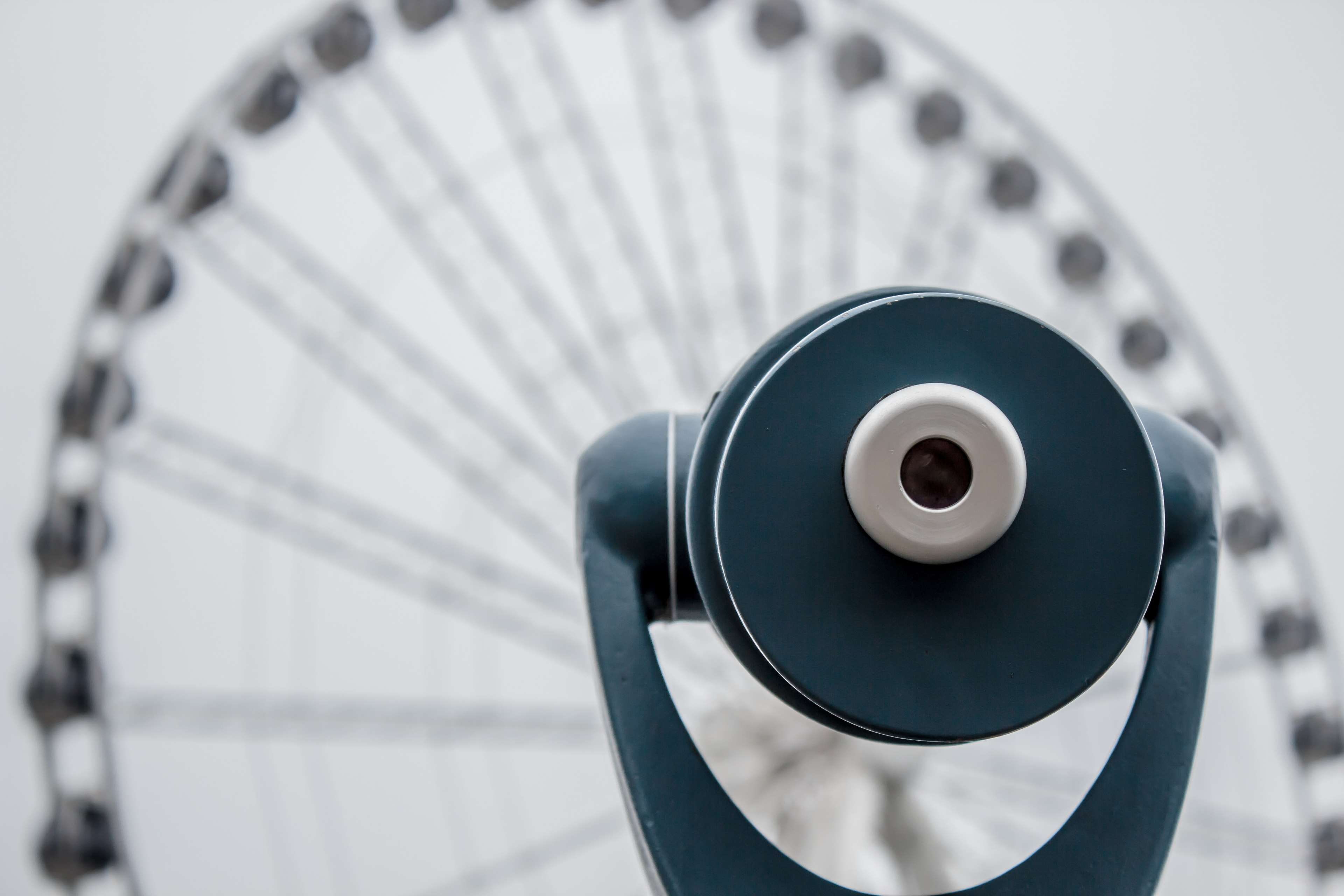 technology, accuracy, binoculars, focus on foreground, ferris wheel, single object, lookout, pattern, studio shot, communication, indoors, circle, still life, HD Wallpaper