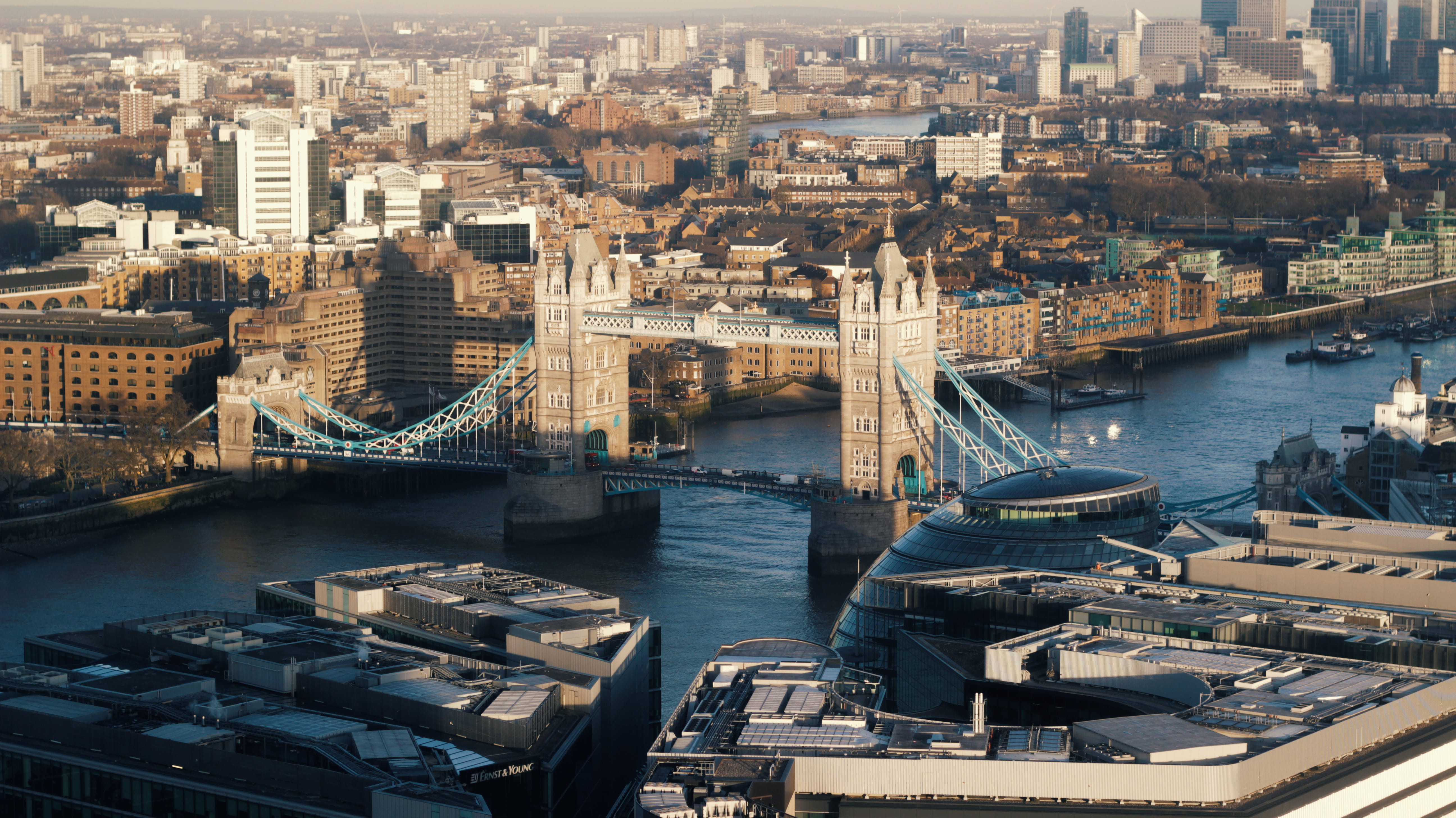 iconic, nature, travel destinations, built structure, no people, light, bridge, london, office building exterior, building exterior, sight seeing, united kingdom, HD Wallpaper