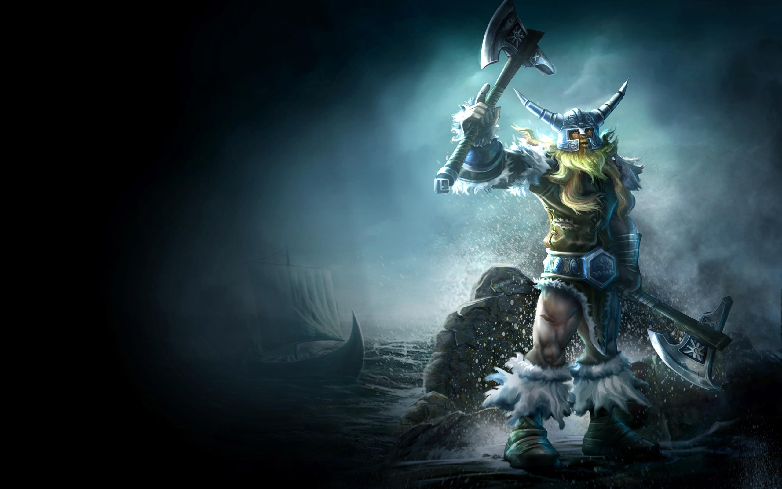 legends, league, 2K, olaf, HD Wallpaper