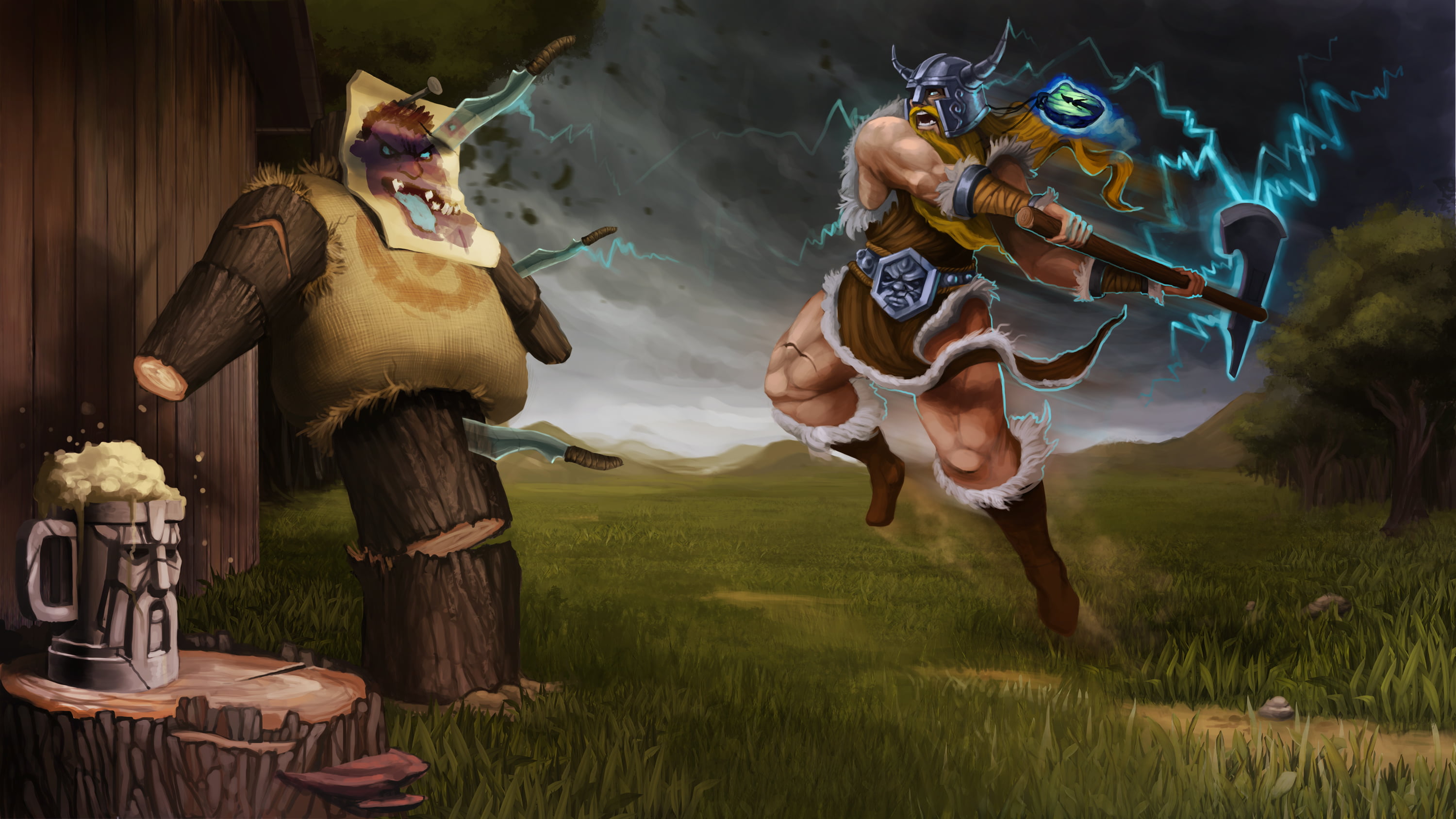 League Of Legends, Olaf (League Of Legends), 2K, Video Game, HD Wallpaper