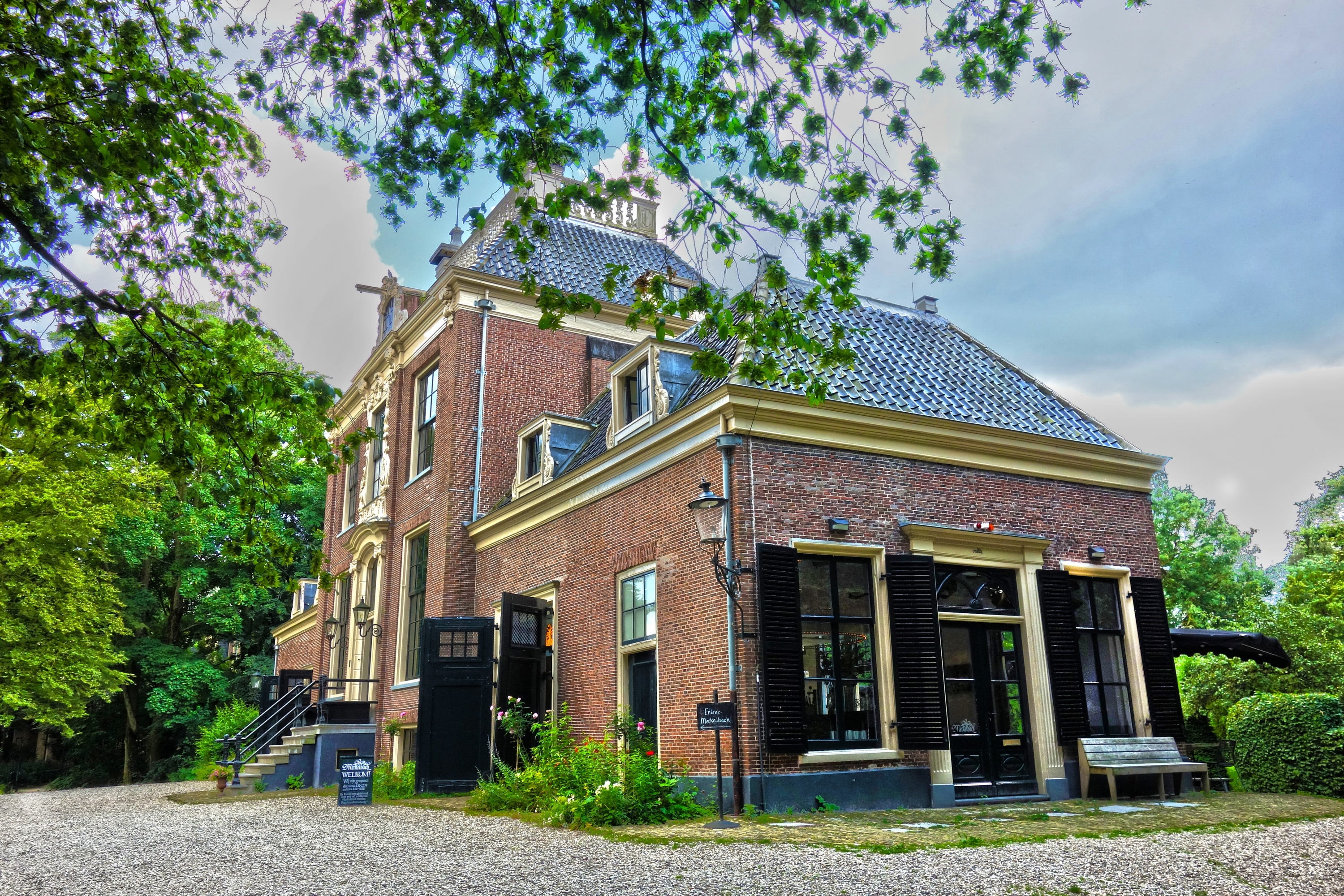 facade, day, spirituality, eighteenth century, place of worship, belief, estate, religion, frankendael, 18th century architecture, plant, building exterior, HD Wallpaper