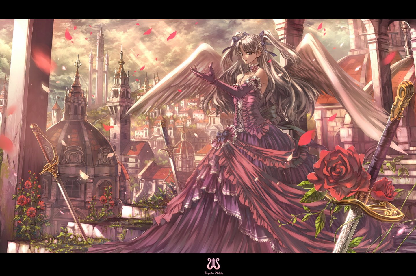 arts culture and entertainment, Anime, representation, city, Original, carousel, outdoors, leisure activity, transfer print, building exterior, creativity, HD Wallpaper