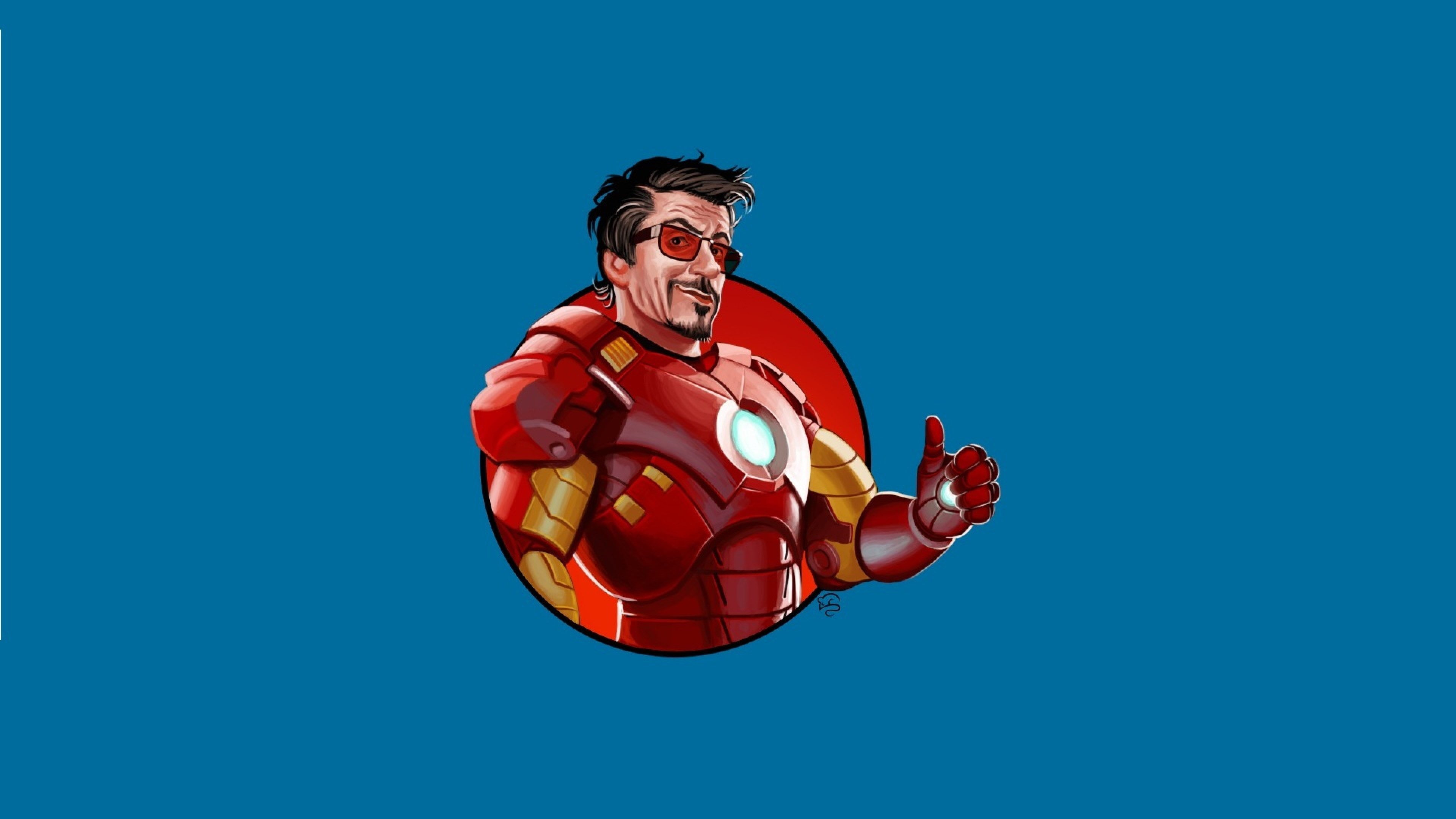 iron man 4k hd screen, fun, blue, excitement, costume, full length, emotion, celebration, low angle view, adult, males, copy space, sport, one person, young adult, HD Wallpaper