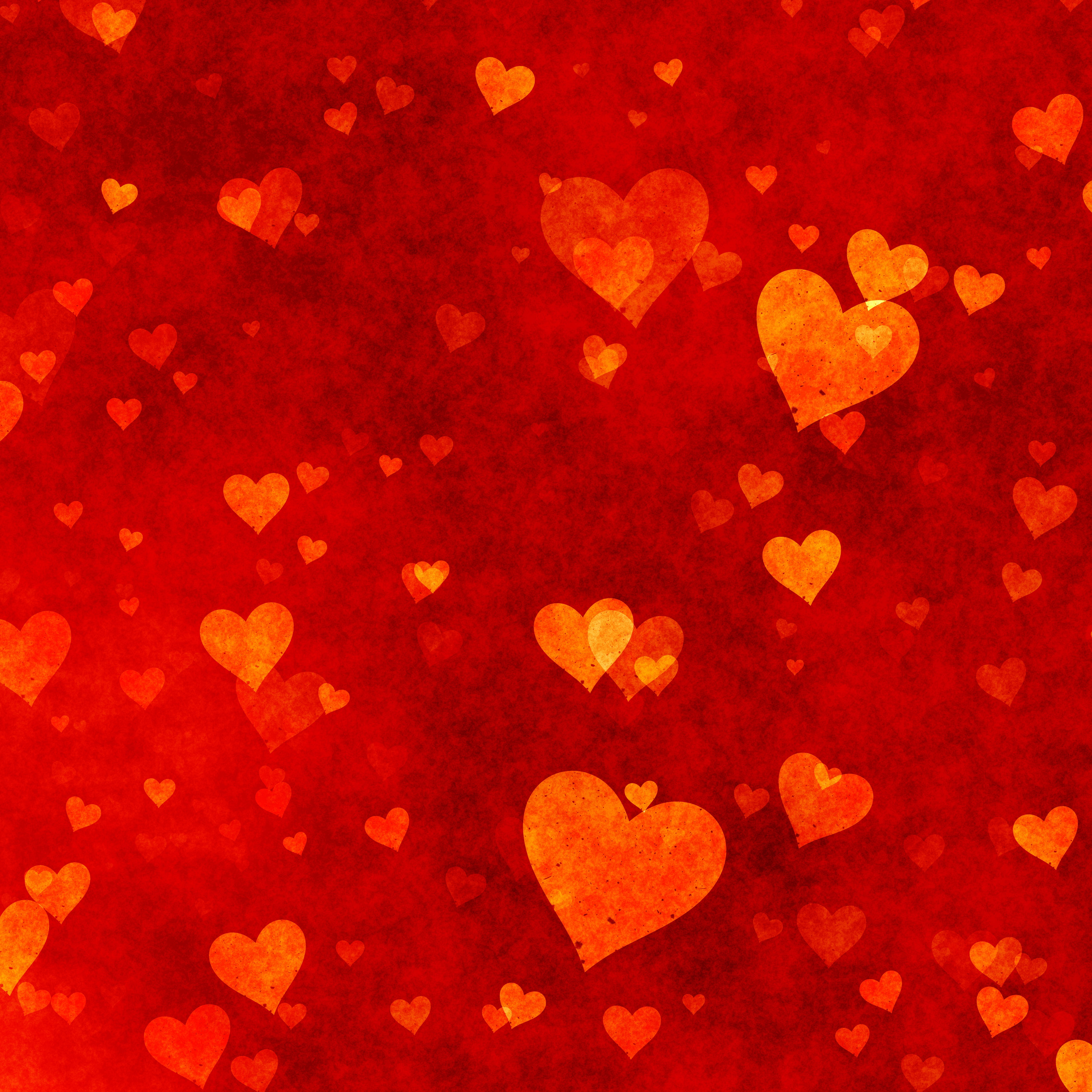 background, hearts, Valentines Day, red, romantic, bokeh, love, 4K, Phone HD Wallpaper