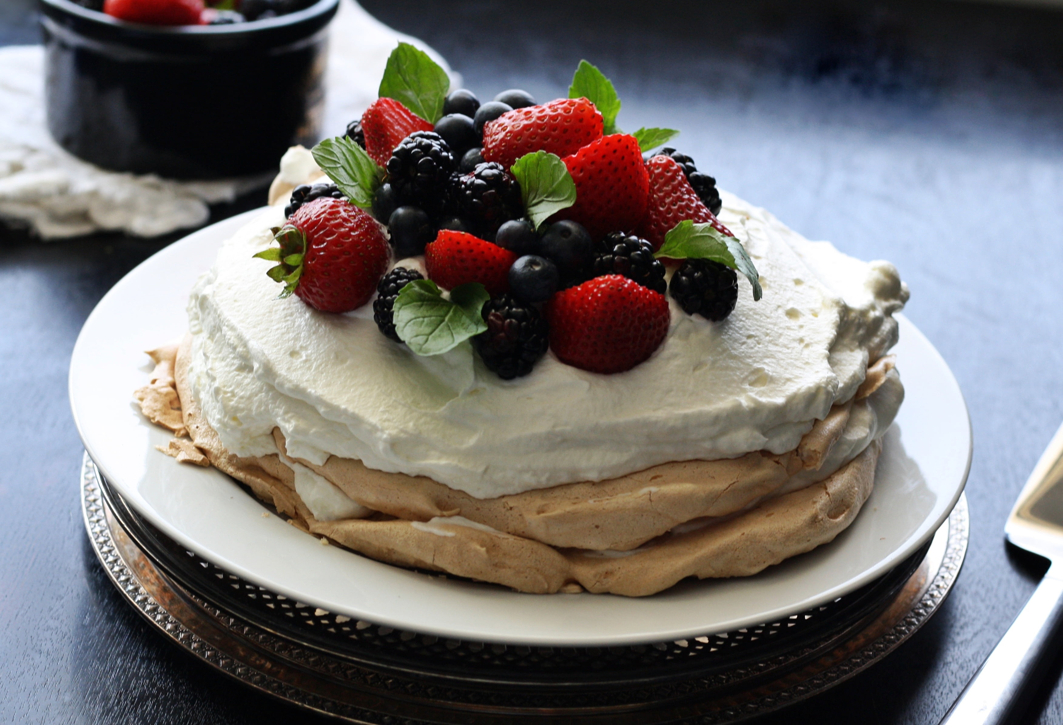 fruit, still life, berry fruit, ready-to-eat, cake, no people, dessert, sweet, baked, indoors, food and drink, freshness, table, cream, berries, close-up, HD Wallpaper