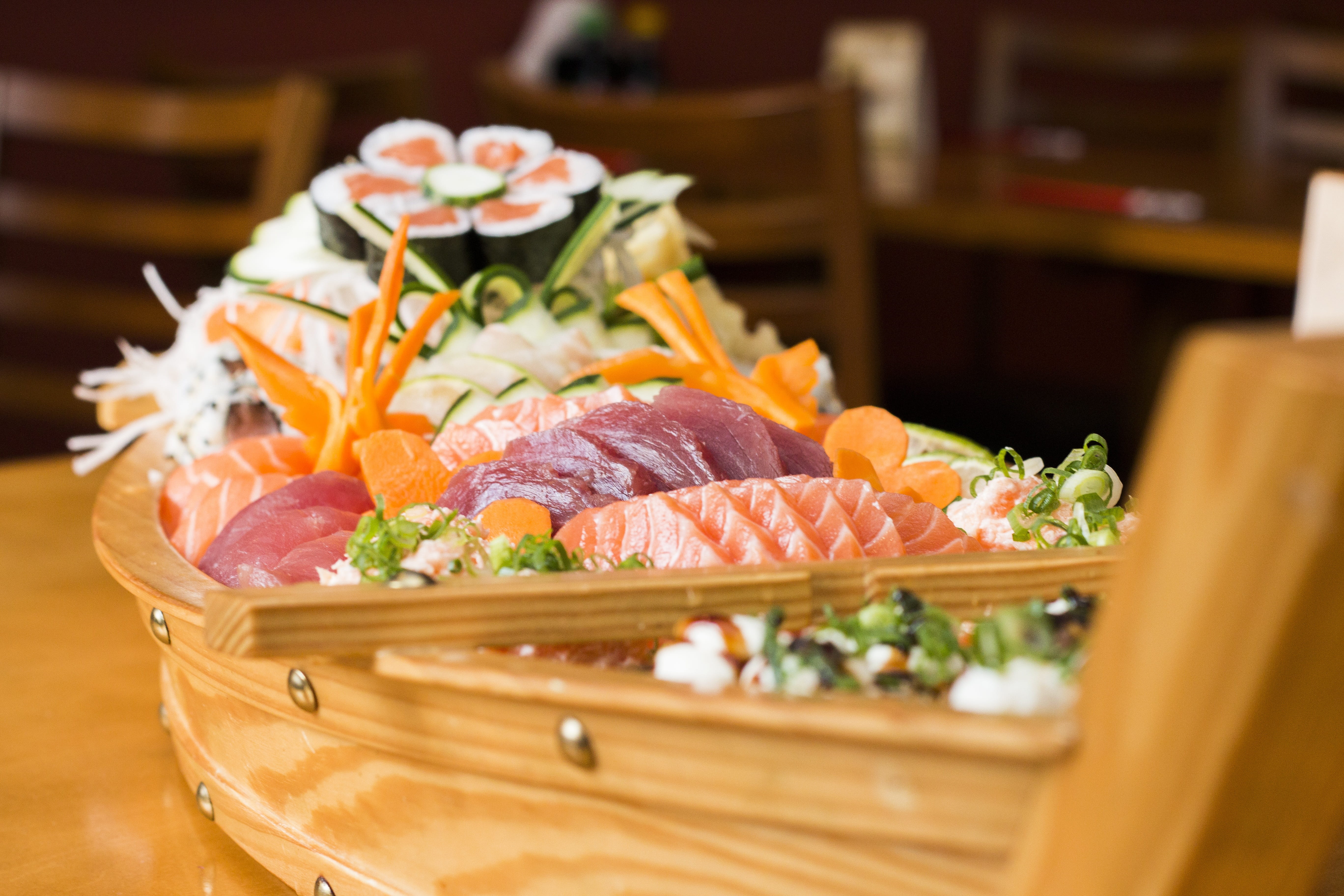 choice, meat, healthy eating, selective focus, dinner party, i want to, no people, fish, container, not, food, japanese food, disclose, basket, lettuce, HD Wallpaper