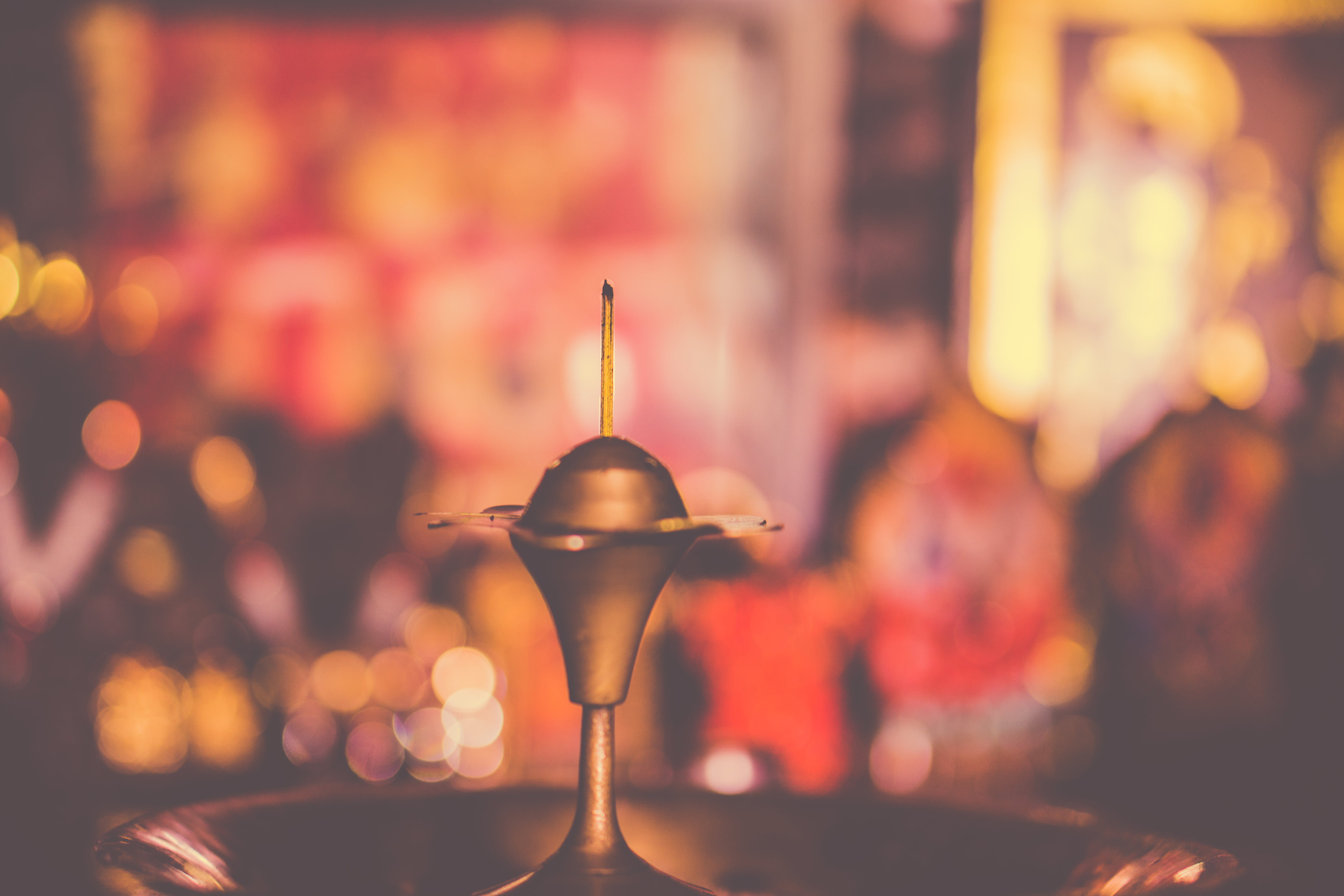 candle, stand, illuminated, focus on foreground, glass - material, flame, selective, decoration, bar - Drink Establishment, burning, indoors, shape, photo, HD Wallpaper