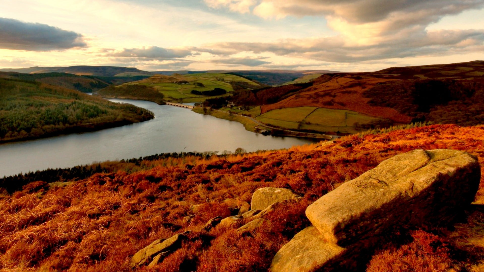 scenic, usa, outdoors, forest, autumn, landscape, hill, scenery, natural, natural depression, 1080P, road, soil, outdoor, nature, valley, rocks, ravine, HD Wallpaper