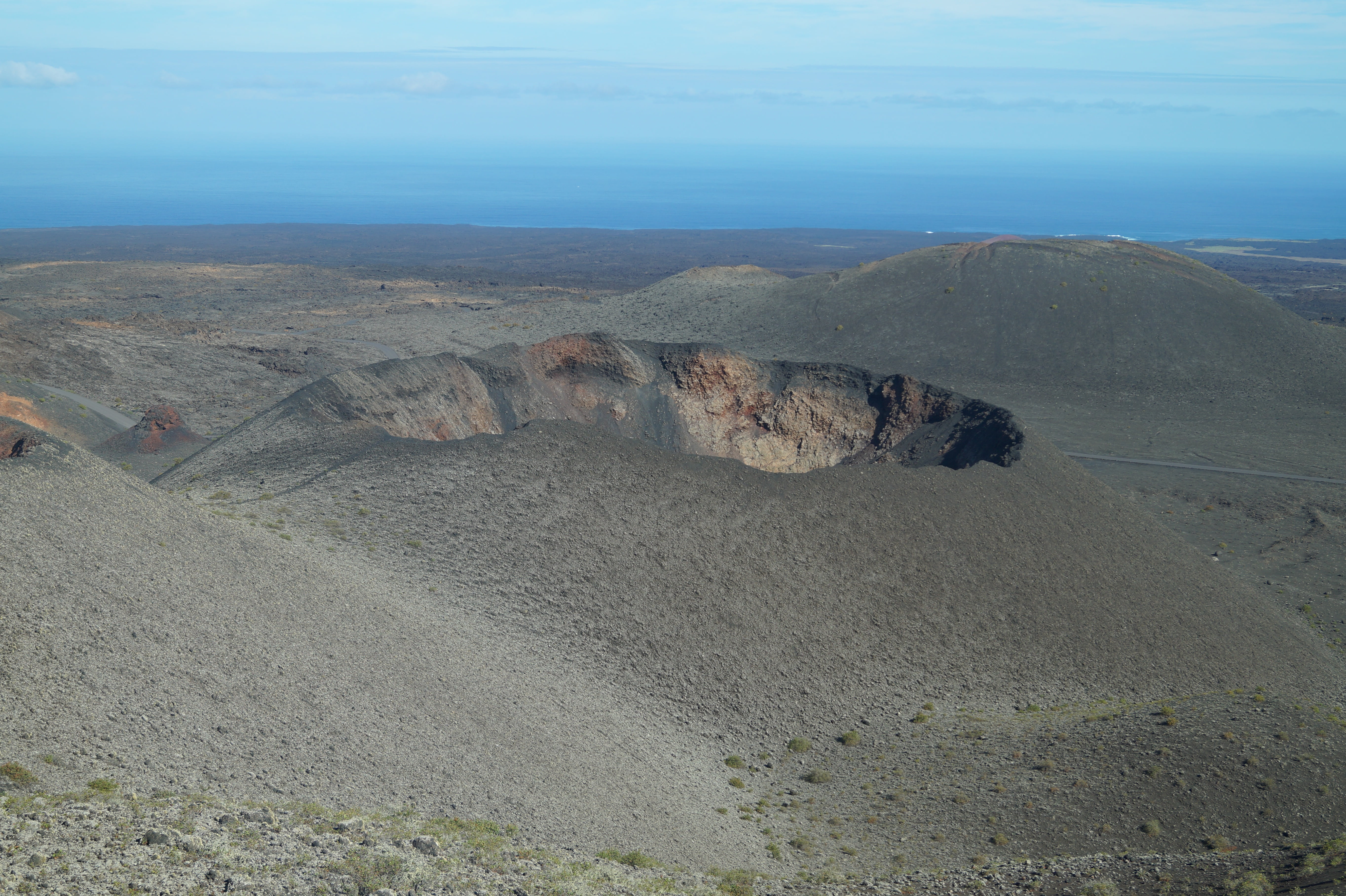 canary islands, mountain, land, rock - object, lanzarote, nature, scenics, environment, landscape, bizarre, geology, outdoors, volcanic crater, formation, HD Wallpaper