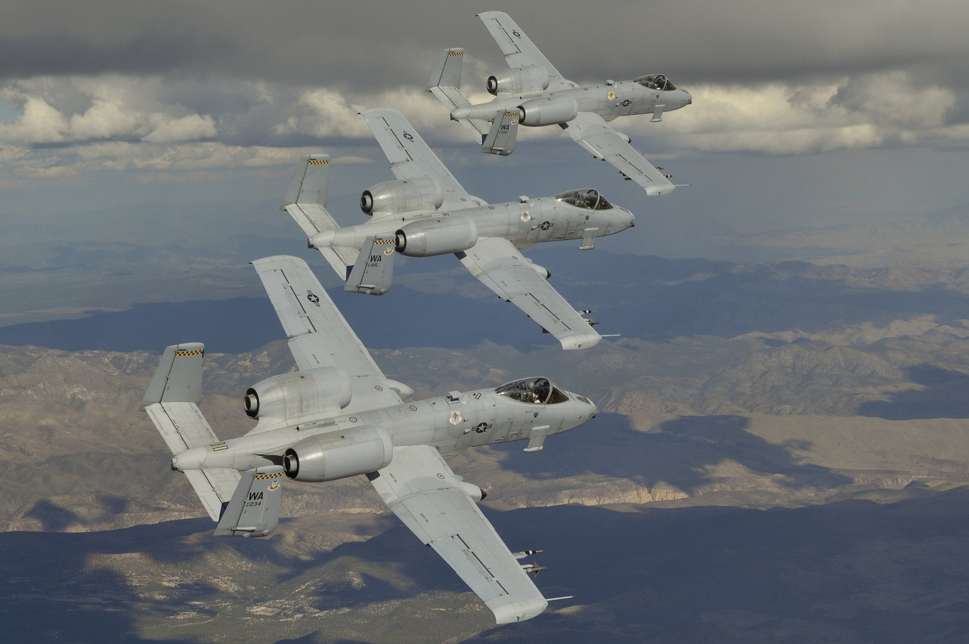 Fairchild Republic A-10 Thunderbolt II, Jet Fighter, Jet Fighters, Aircraft, Warplane, 1080P, HD Wallpaper