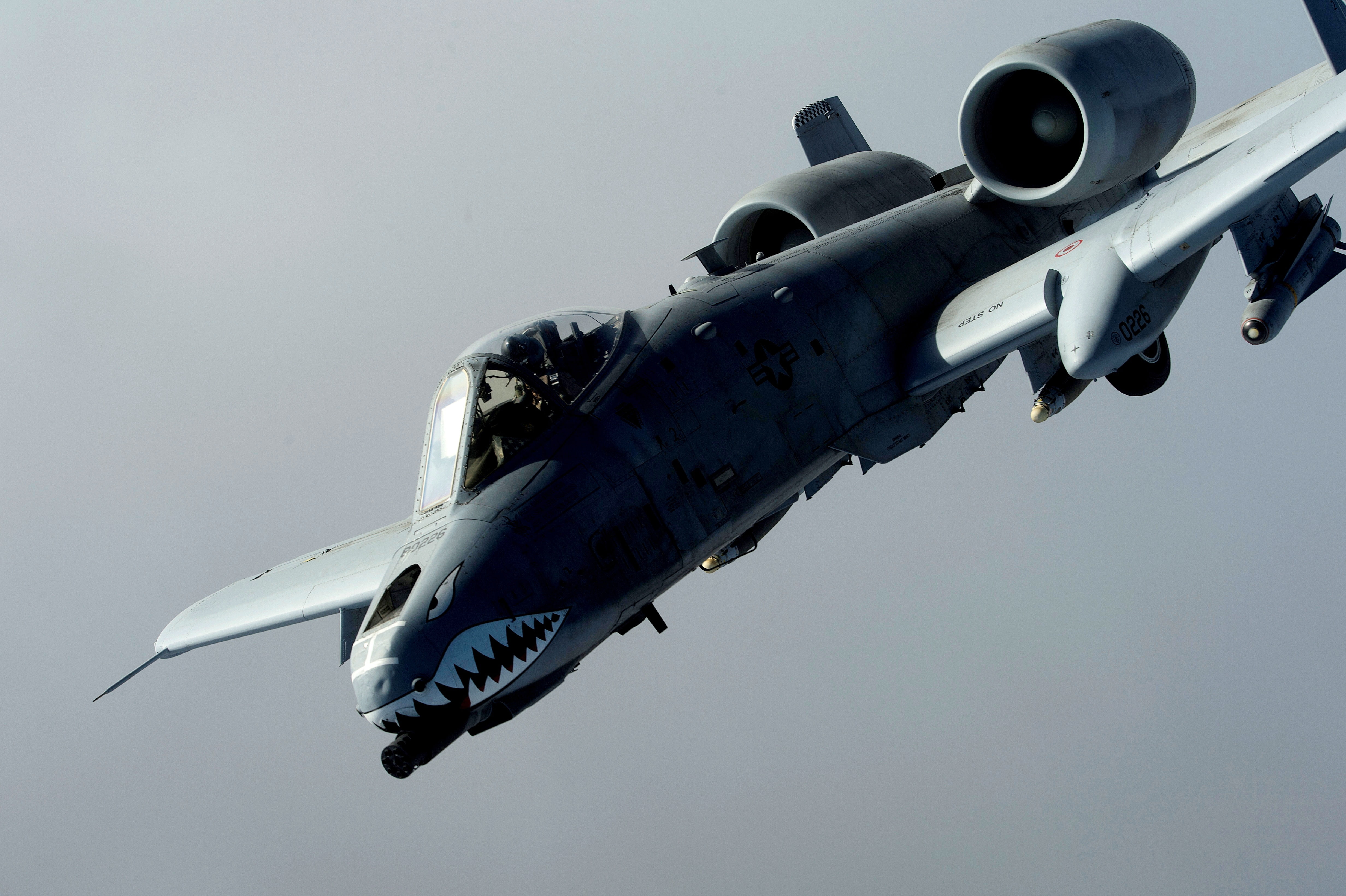 Fairchild-Republic A-10 Thunderbolt II, American, twin-engine, Fairchild, single, 4K, attack, A-10 thunderbolt II, Republic, armored, HD Wallpaper