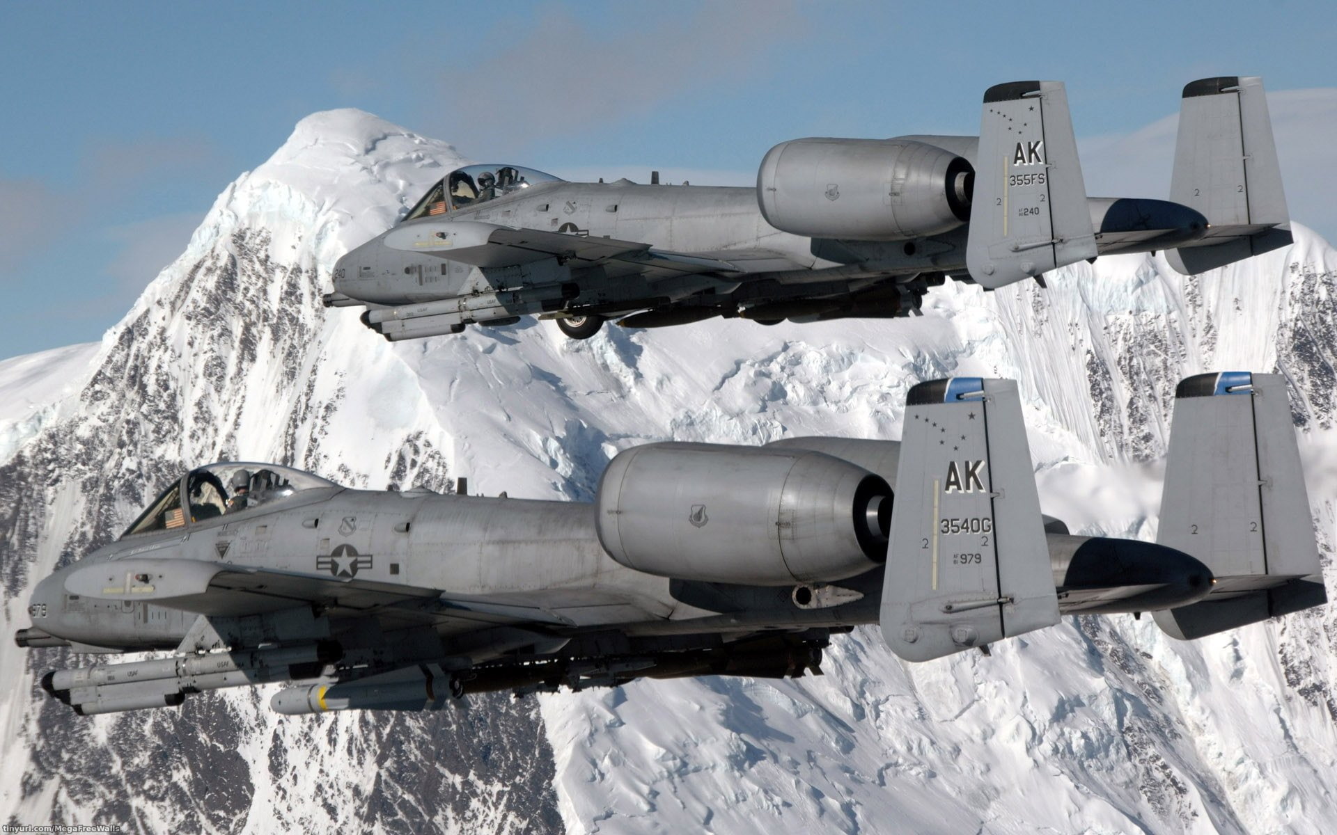 Aircraft, Fairchild Republic A-10 Thunderbolt II, Jet Fighters, Airplane, 1080P, Vehicle, Military, HD Wallpaper