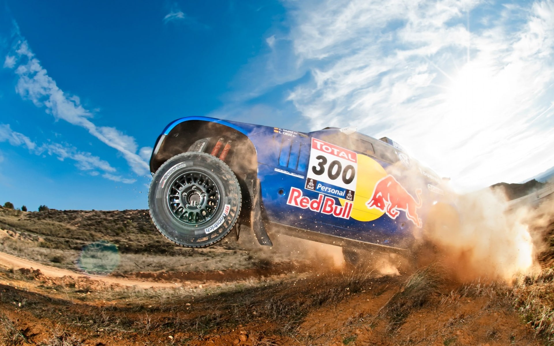 race, extreme race, 1080P, dakar race, background, volkswagen, dakar, HD Wallpaper