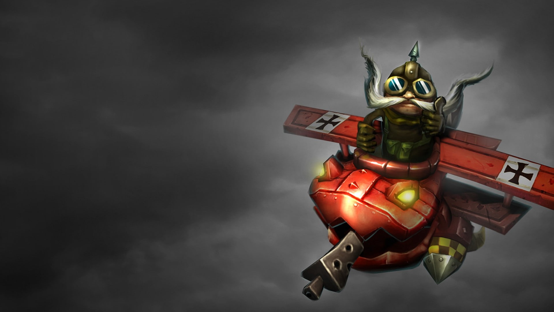 ominous, robot, cloud - sky, indoors, Corki, toy, security, wood - material, nature, representation, safety, storm, 1080P, figurine, mid-air, sky, illuminated, HD Wallpaper