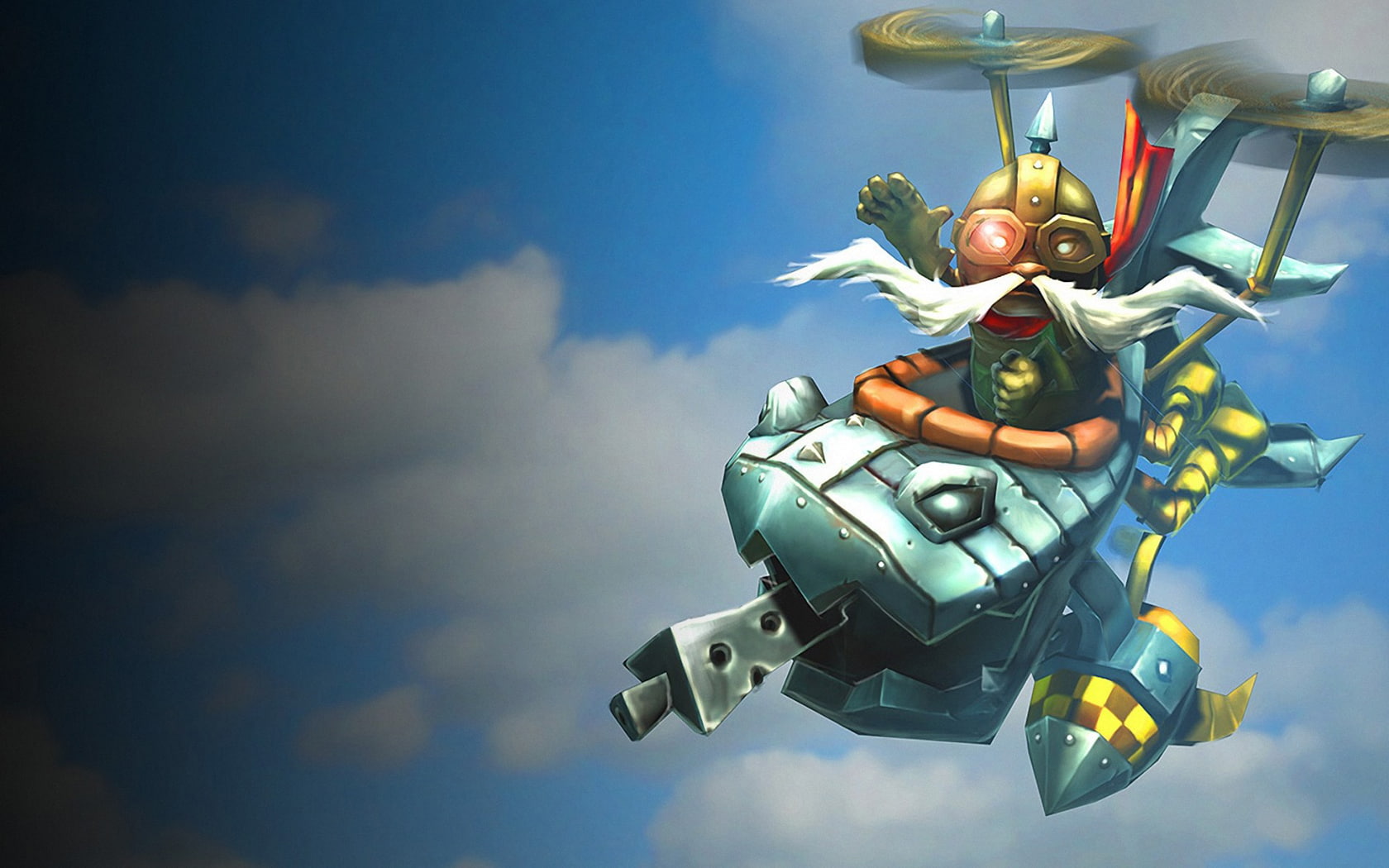 fantasy, hd, 720P, giant, corki, bomb, league, legends, HD Wallpaper