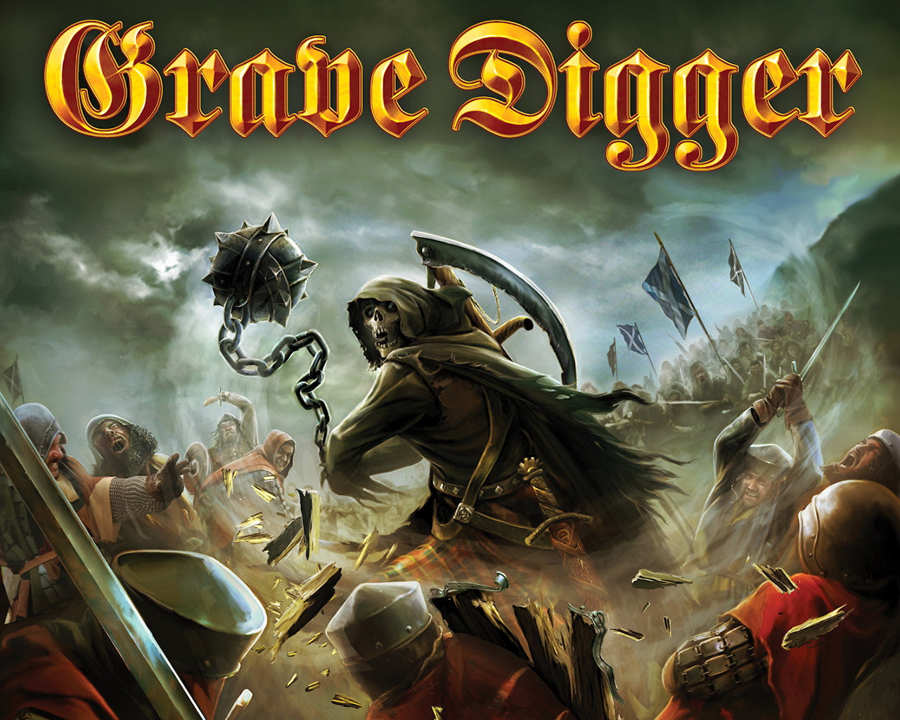 Music, 720P, Grave Digger, HD Wallpaper