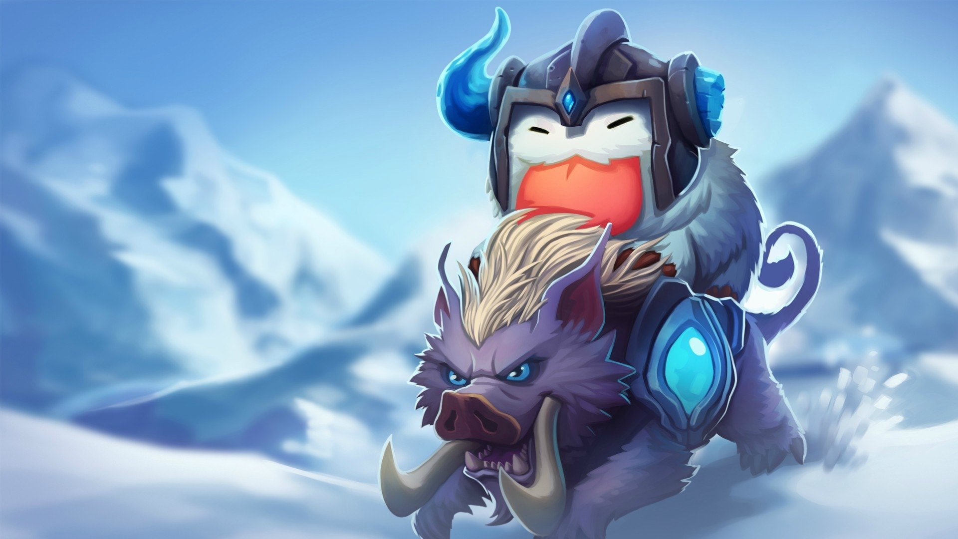 Sejuani (League Of Legends), League Of Legends, 1080P, Video Game, Poro, HD Wallpaper