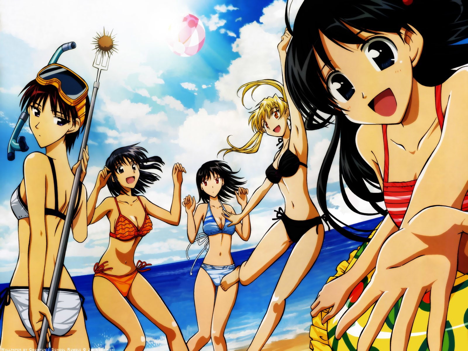 sailor, moon, Anime, School Rumble, 720P, HD Wallpaper