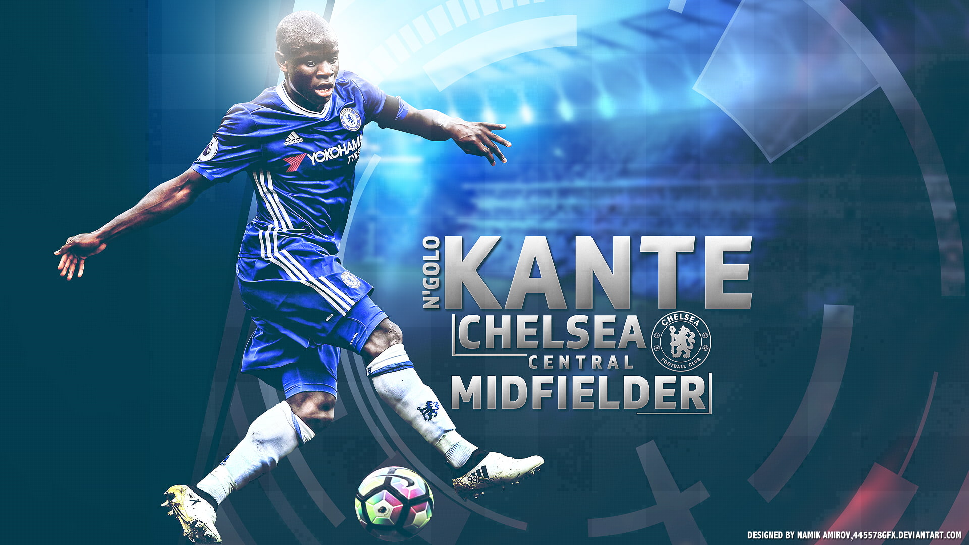 1080P, French, Chelsea F.C., NGolo Kanté, Soccer, HD Wallpaper