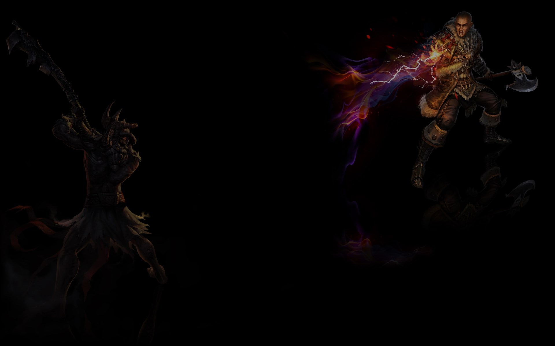 1080P, portrait, motion, indoors, illuminated, risen 3 titan lords, dark, people, performance, studio shot, black background, water, hairstyle, celebration, HD Wallpaper