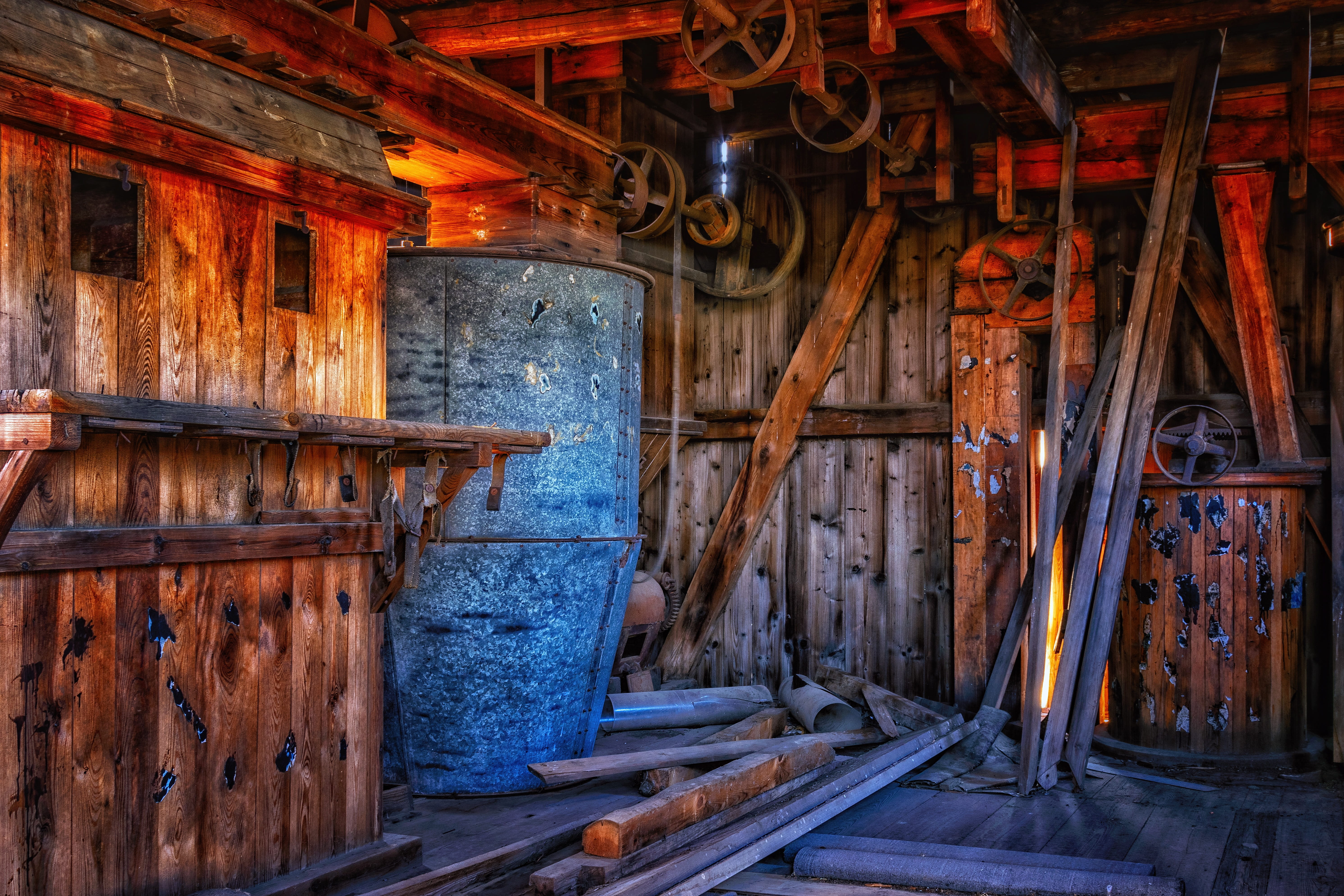 decline, obsolete, house, built structure, memory, bad condition, old, müller, brown, building, grind, 5K, entrance, ceiling, past, wood - material, door, HD Wallpaper