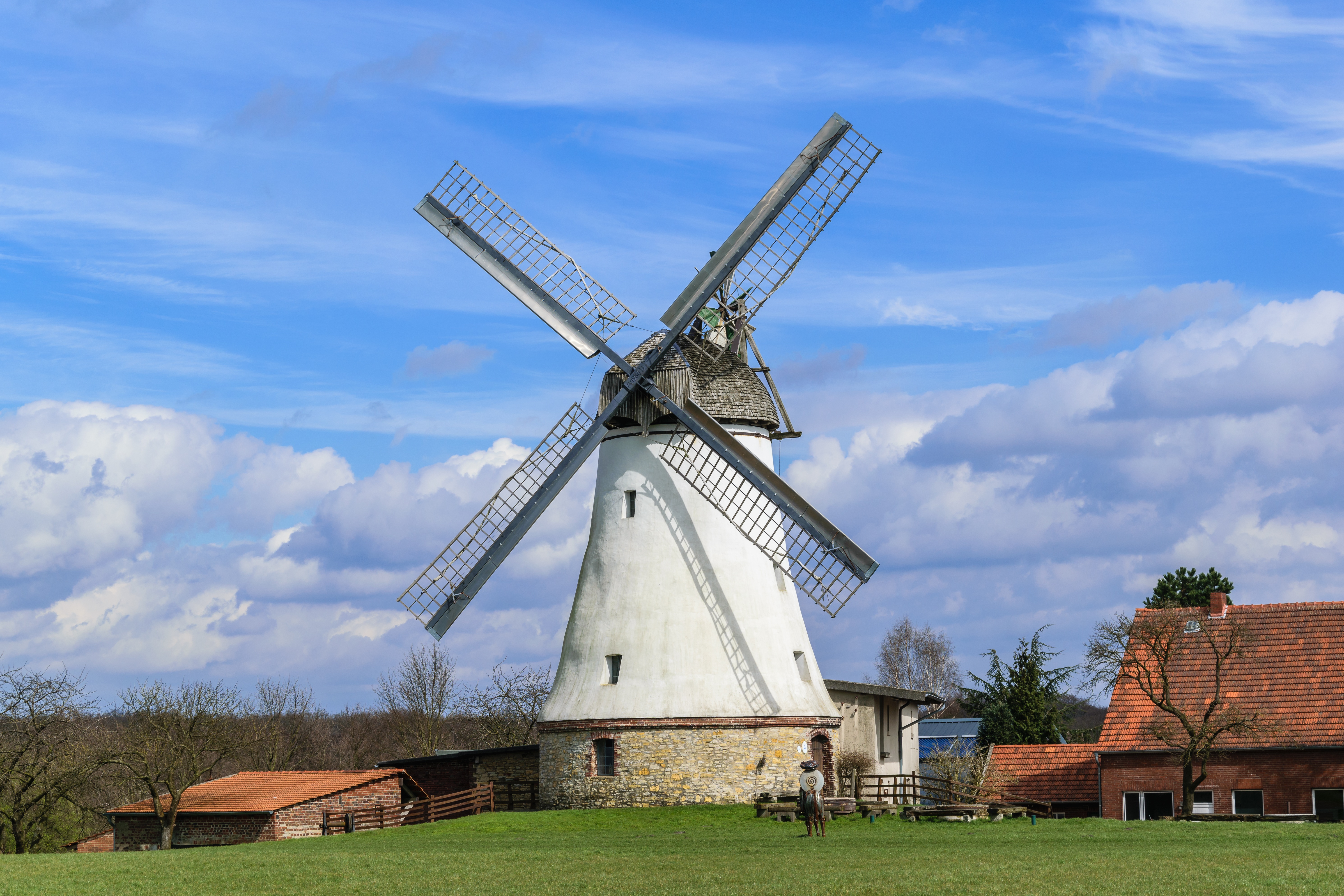 turbine, no people, building exterior, traditional windmill, environmental conservation, nature, fuel and power generation, renewable energy, windmill, HD Wallpaper