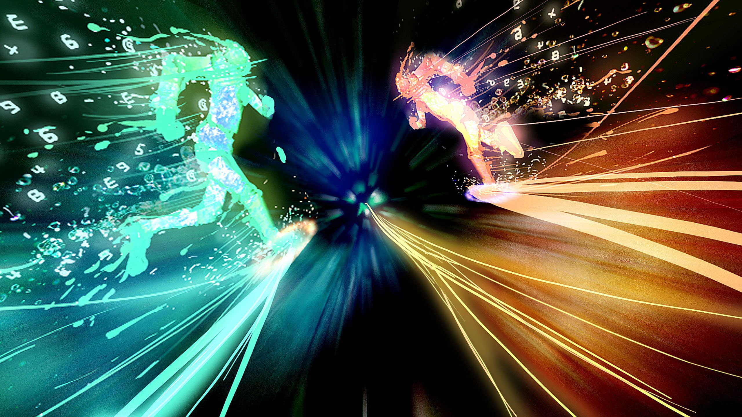 shooter, abstract, fantasy, eden, child of eden, psychedelic, child, action, 2K, music, HD Wallpaper