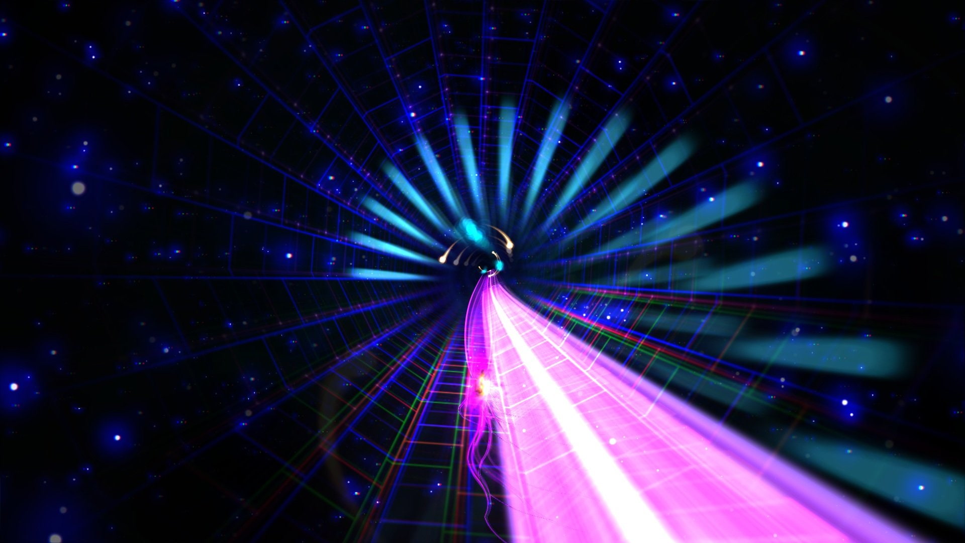 eden, action, music, child of eden, abstract, fantasy, 1080P, child, psychedelic, shooter, HD Wallpaper