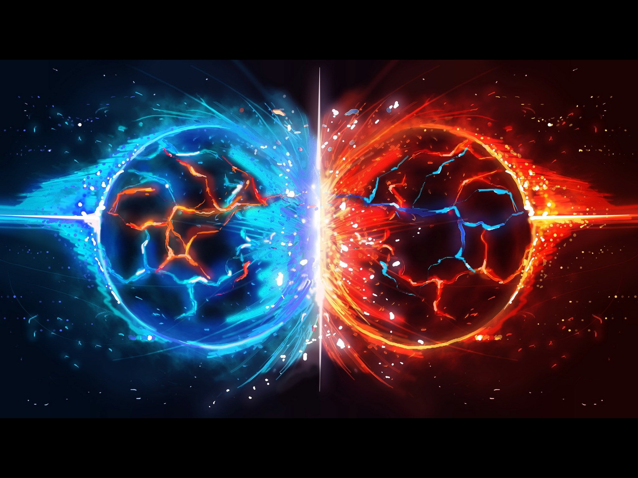 1080P, child of eden, dark, space, orange color, glowing, geometric shape, power in nature, night, red, blurred motion, auto post production filter, black background, HD Wallpaper
