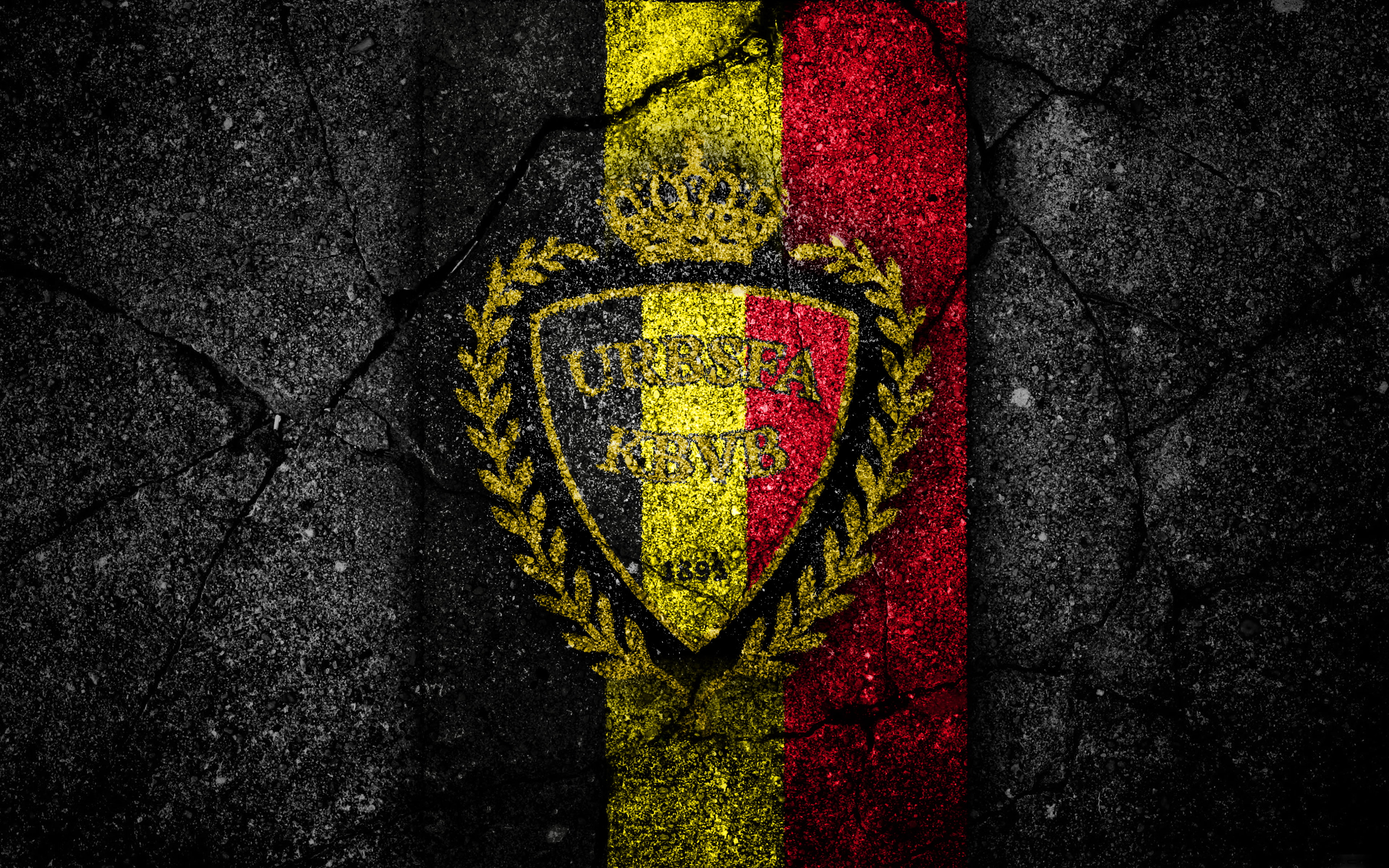 Logo, Soccer, Belgium, Belgium National Football Team, Emblem, 4K, HD Wallpaper