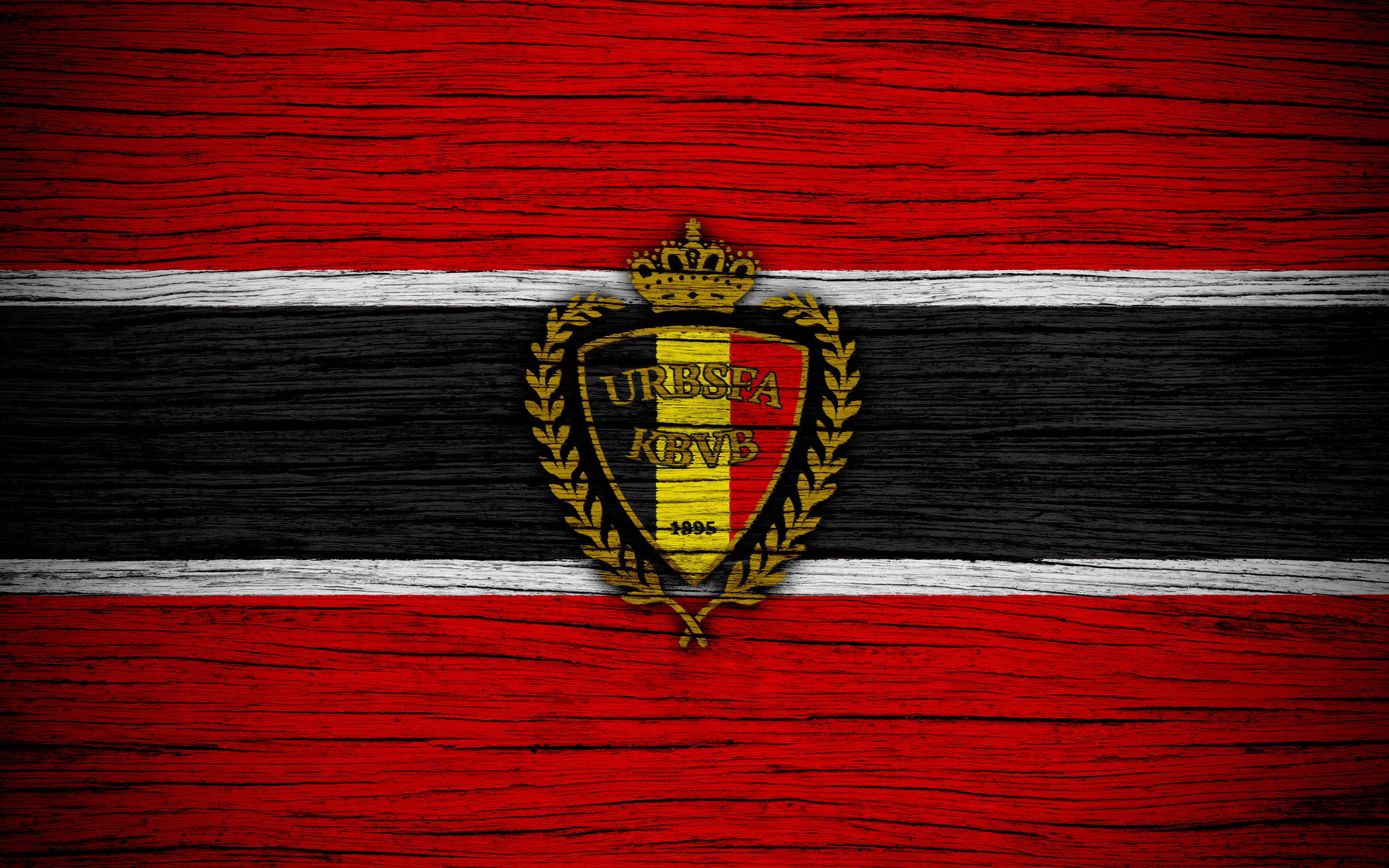 4K, Soccer, Belgium, Emblem, Belgium National Football Team, Logo, HD Wallpaper