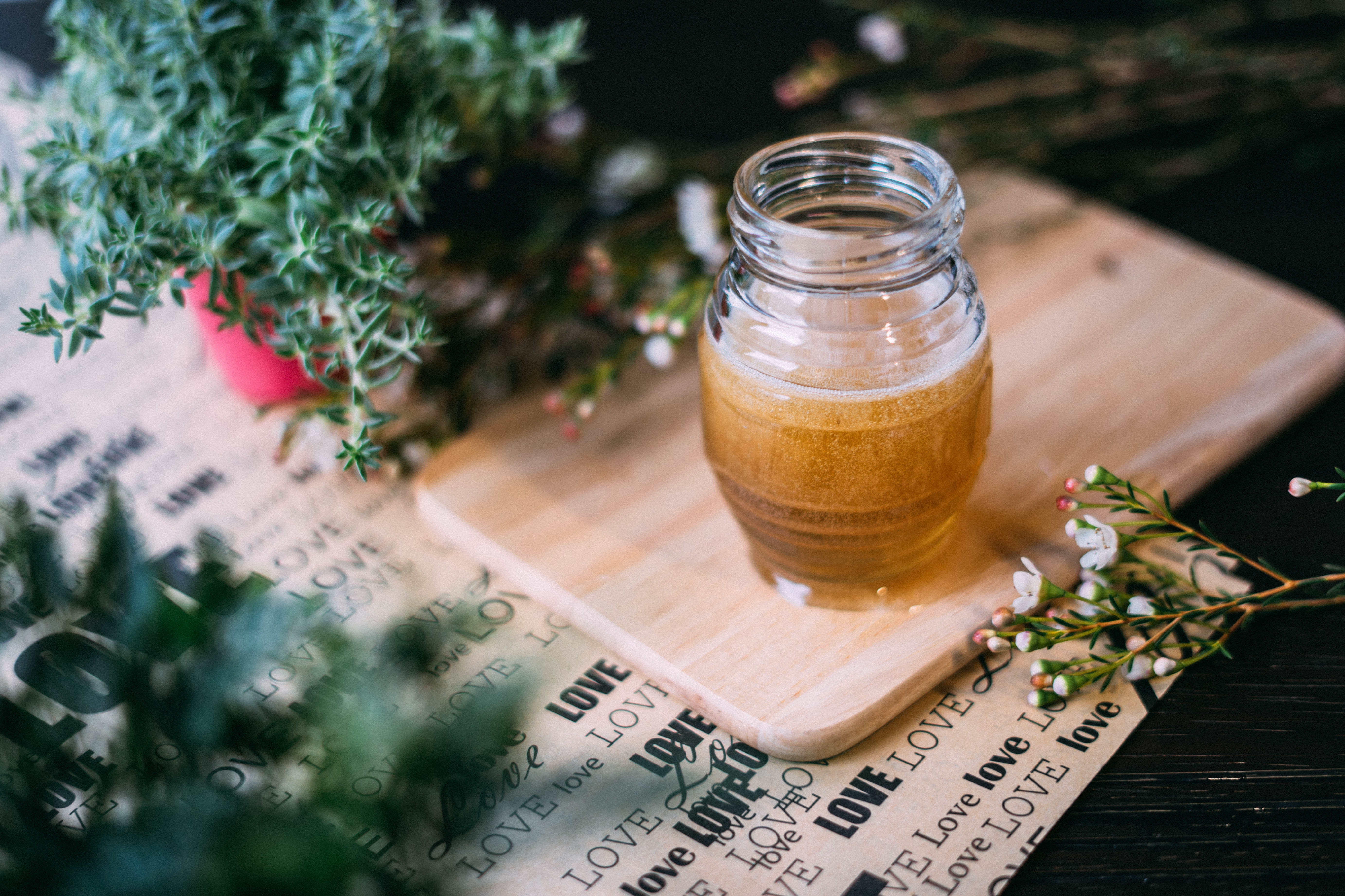 clear, view, communication, glass vial, western script, day, indoors, food, outdoors, book, text, food and drink, paper, 5K, cup, nature, latte, brown, HD Wallpaper
