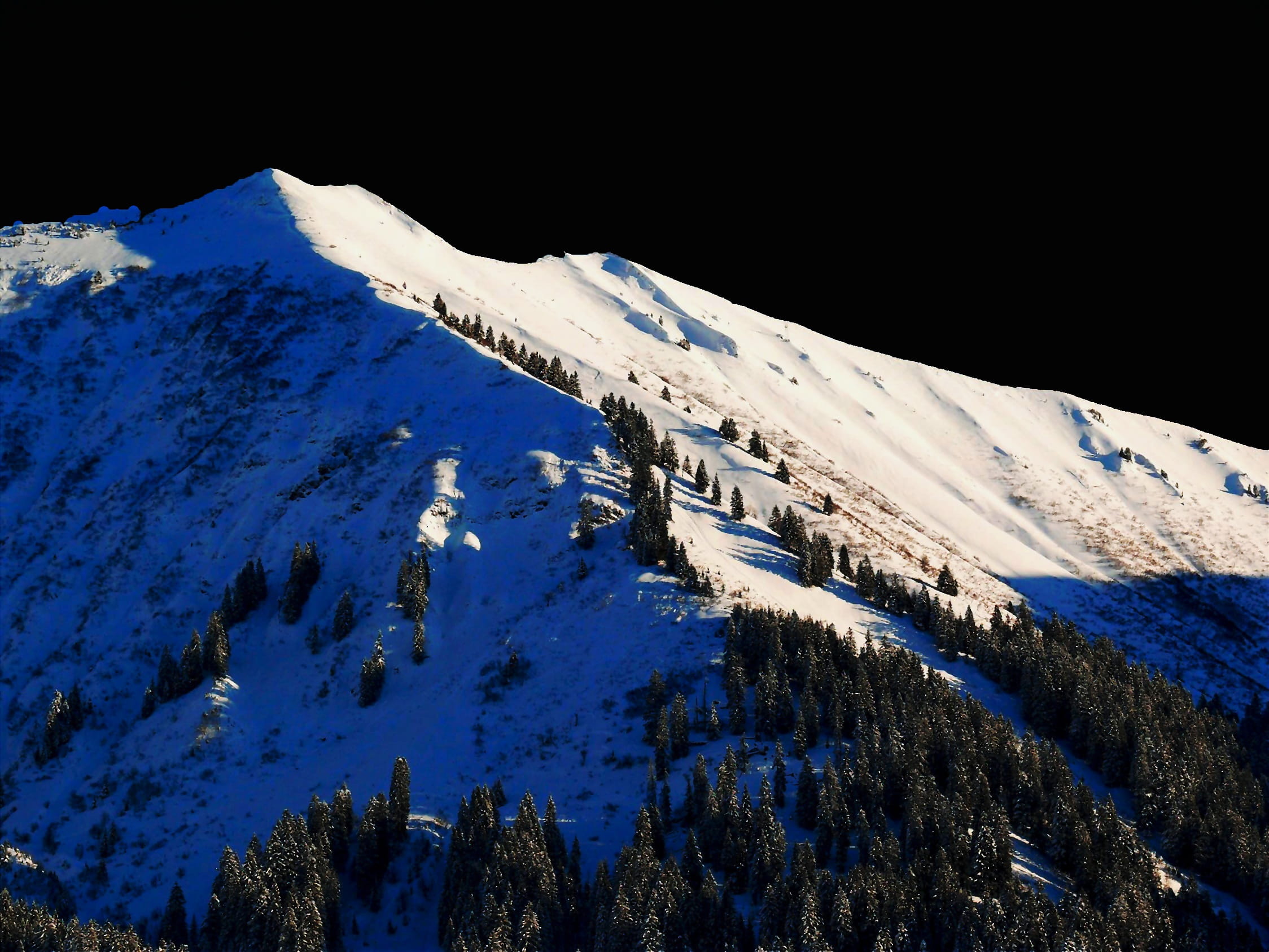 sport, tranquility, sky, cold temperature, scenics - nature, snowcapped mountain, cold - Temperature, 1080P, non-urban scene, skiing, no people, environment, HD Wallpaper