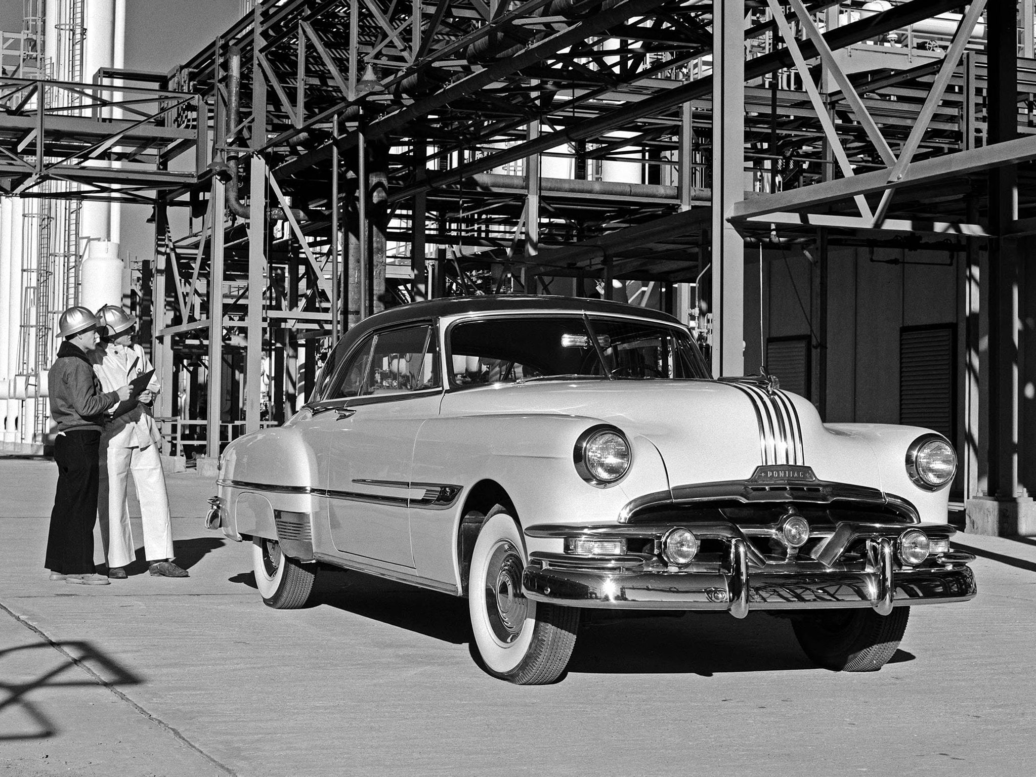 1952, hardtop, 2537d, 2 door, retro, deluxe, catalina, 1080P, pontiac, chieftain, HD Wallpaper