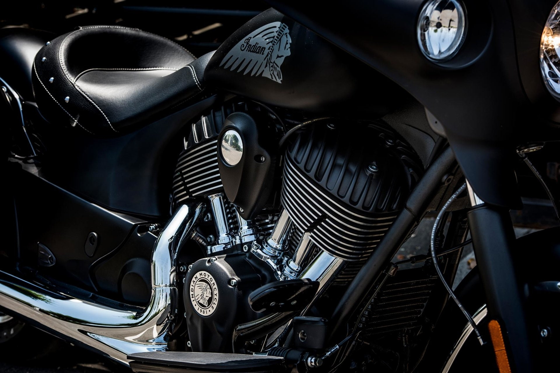Harley-Davidson, 1080P, Indian Chieftain Dark Horse, HD Wallpaper