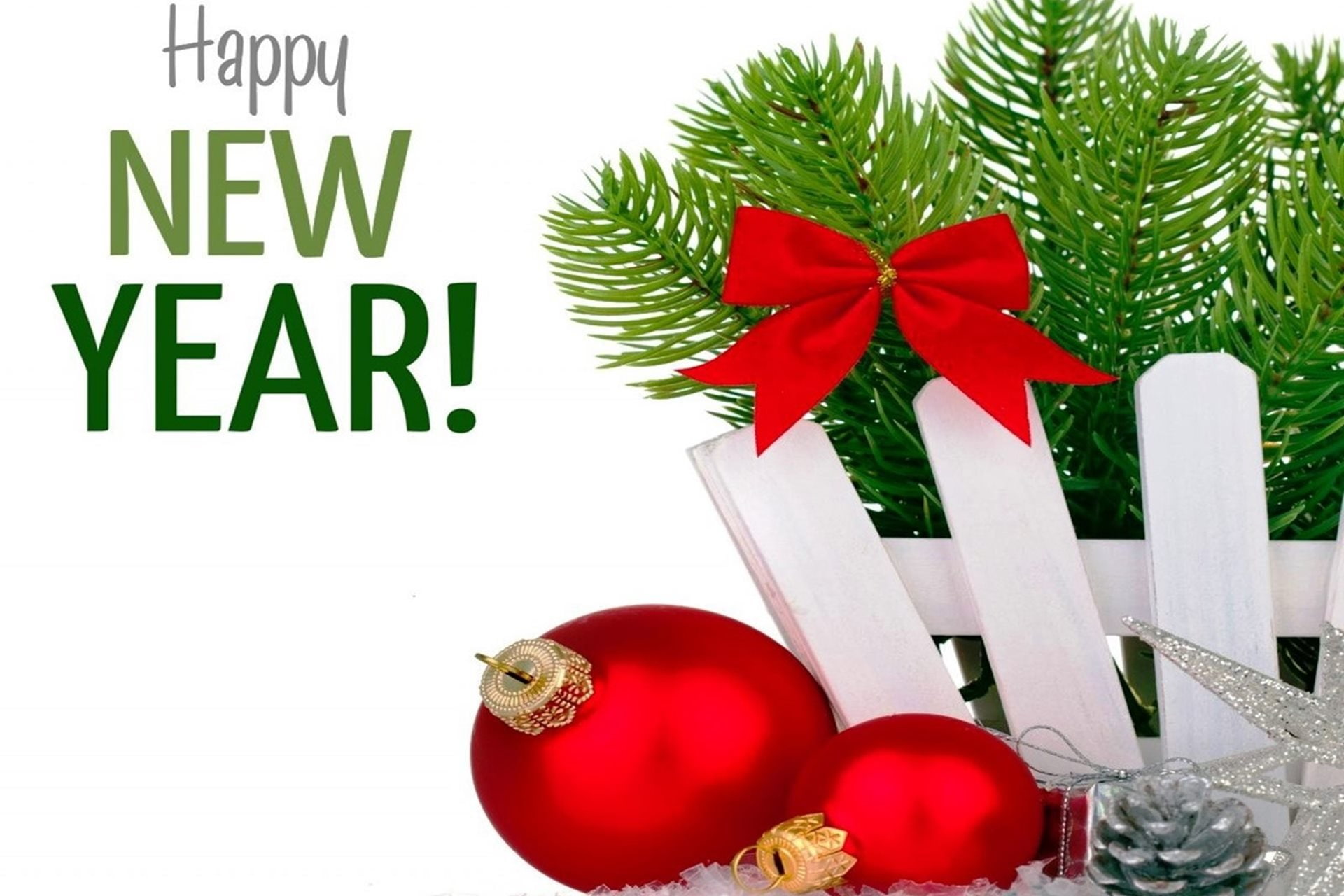 New Year, christmas, 1080P, seasonal, holiday, 2016, HD Wallpaper