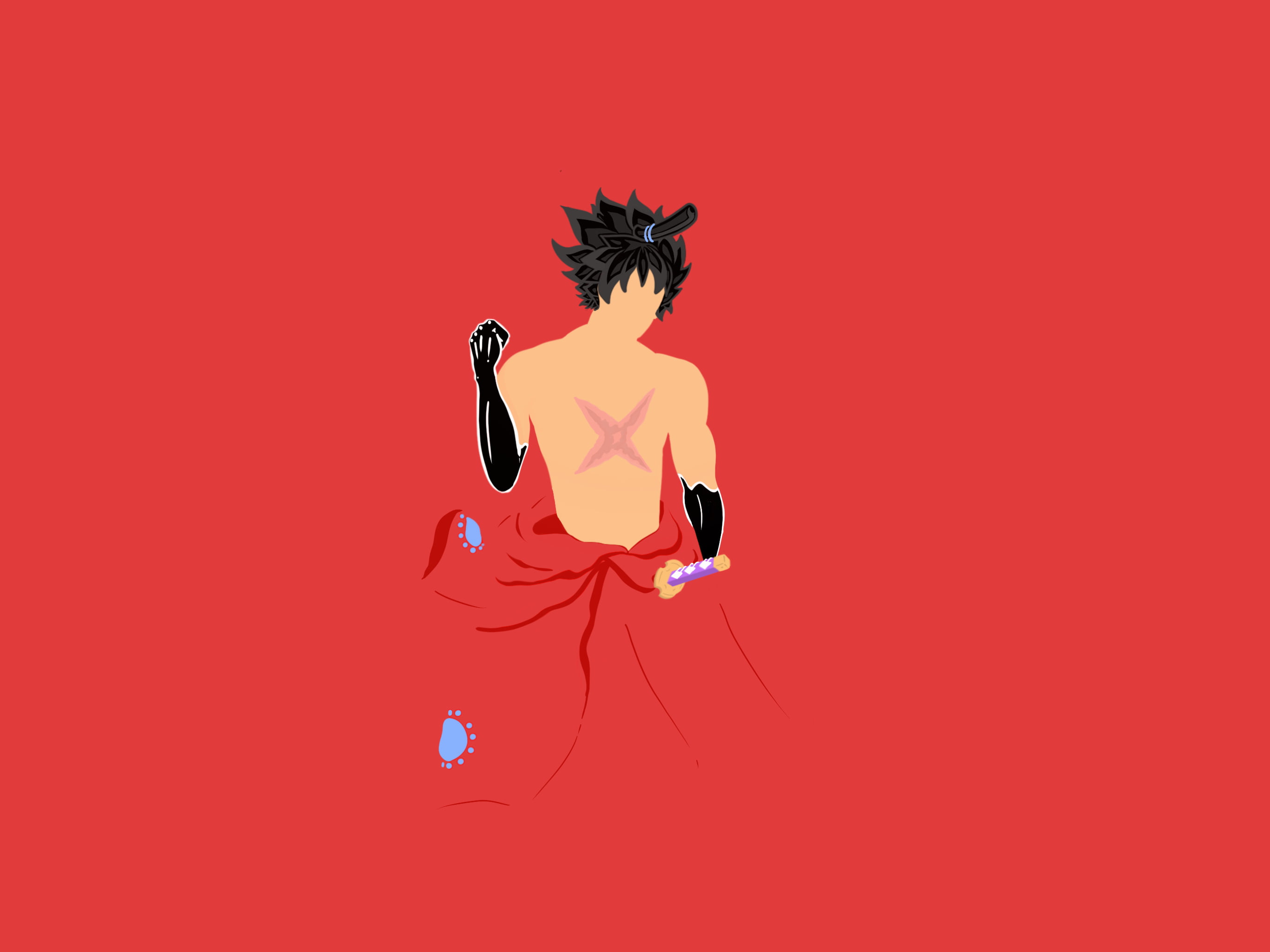 gear 2nd, Monkey D. Luffy, 2K, red, One Piece, HD Wallpaper