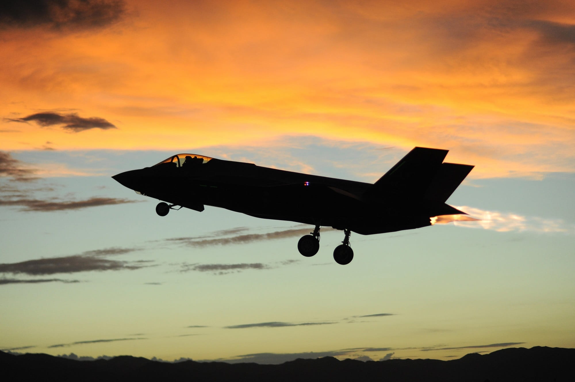 beauty in nature, scenics - nature, takeoff, aviation, 1080P, Sunset, Jet, air force, Aircraft, flight, outdoors, plane, orange, flying, low angle view, HD Wallpaper
