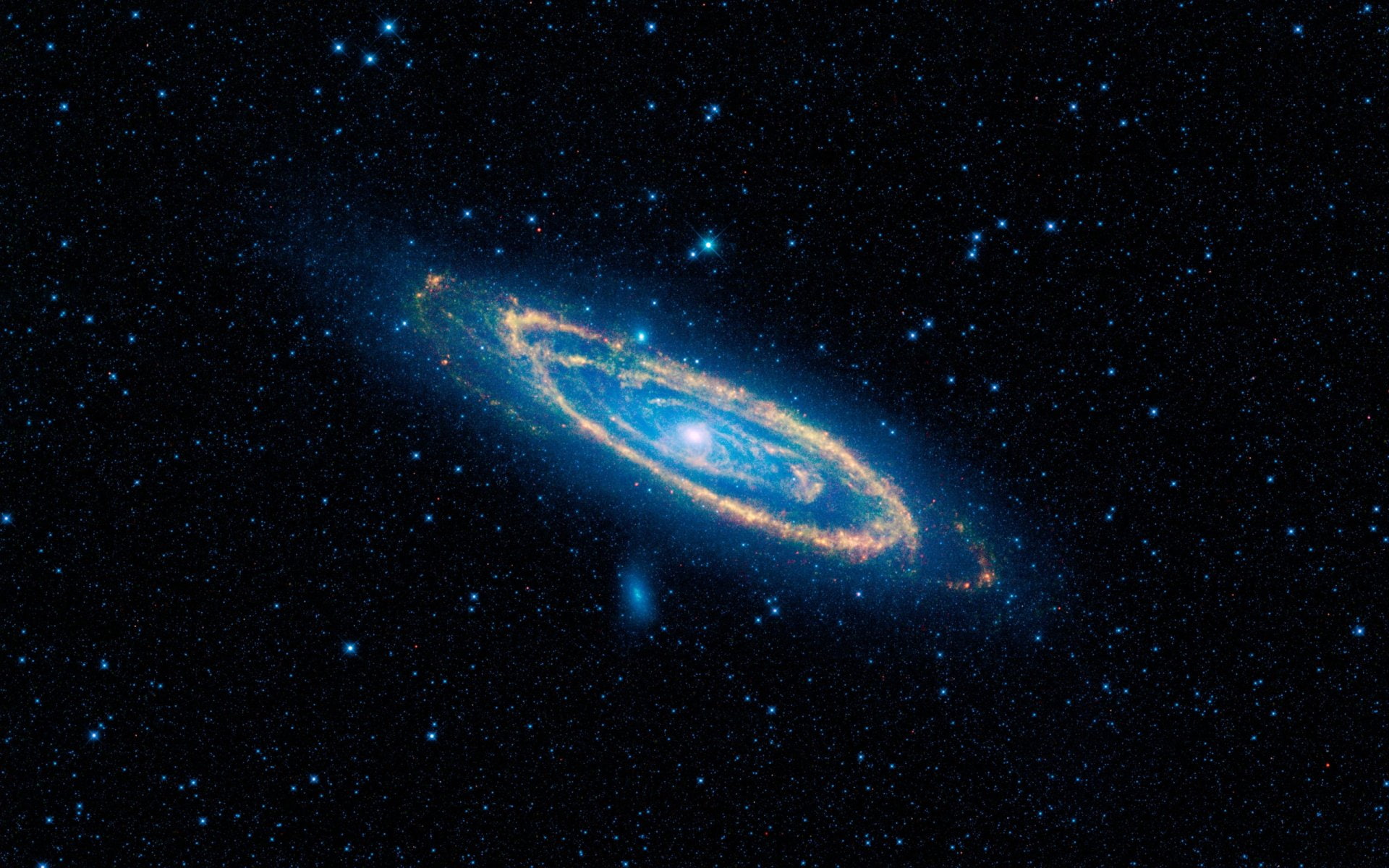 Galaxy, Sci Fi, 1080P, Infrared, HD Wallpaper