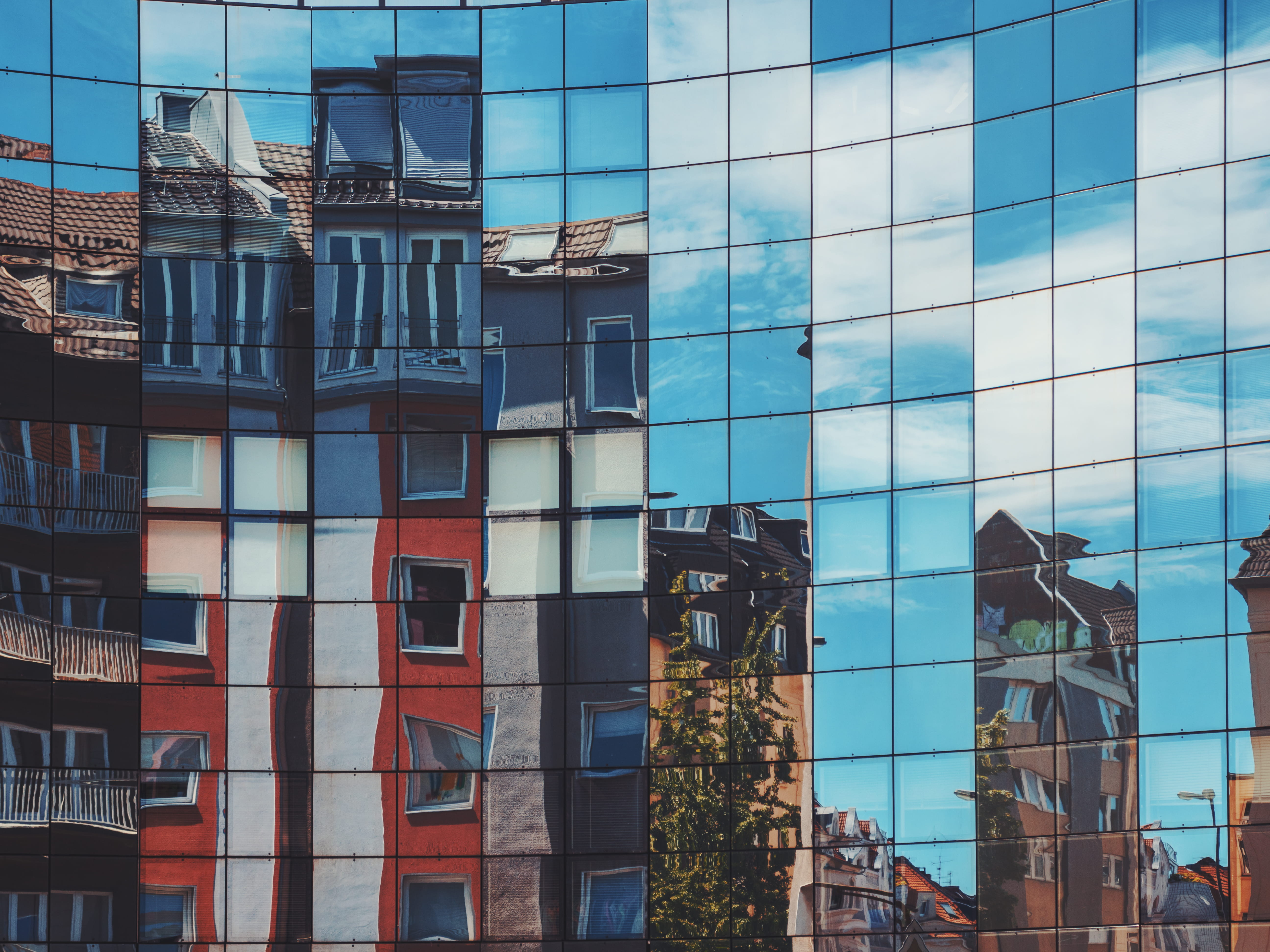 urban, germany, abstract, architecture, vintage, building exterior, geometry, full frame, office building exterior, office, city, built structure, cologne, HD Wallpaper