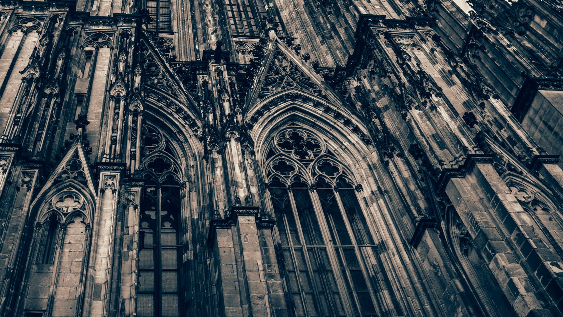 Cologne Cathedral, city, building, Cologne, 1080P, HD Wallpaper