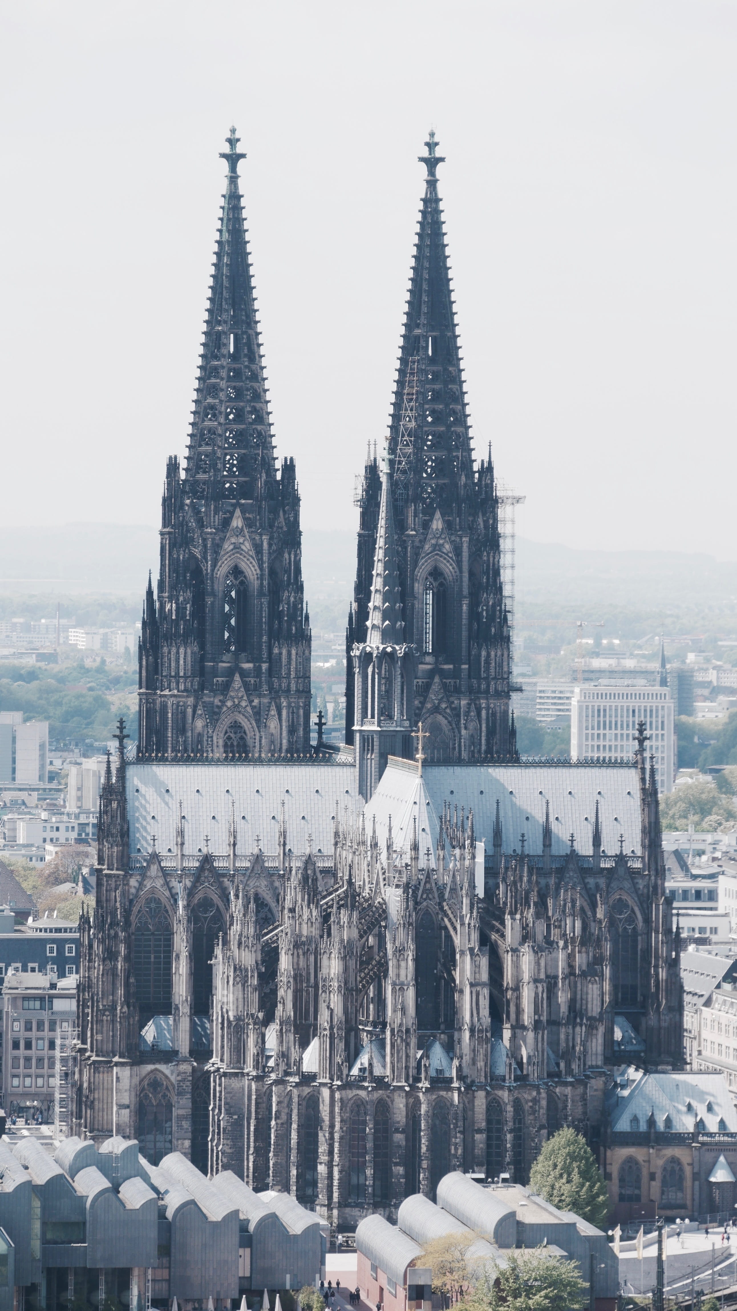building, Cologne Cathedral, germany, sky, built Structure, city, famous Place, church, Cathedral, nature, cathedral, religion, gothic Style, building Exterior, Phone HD Wallpaper